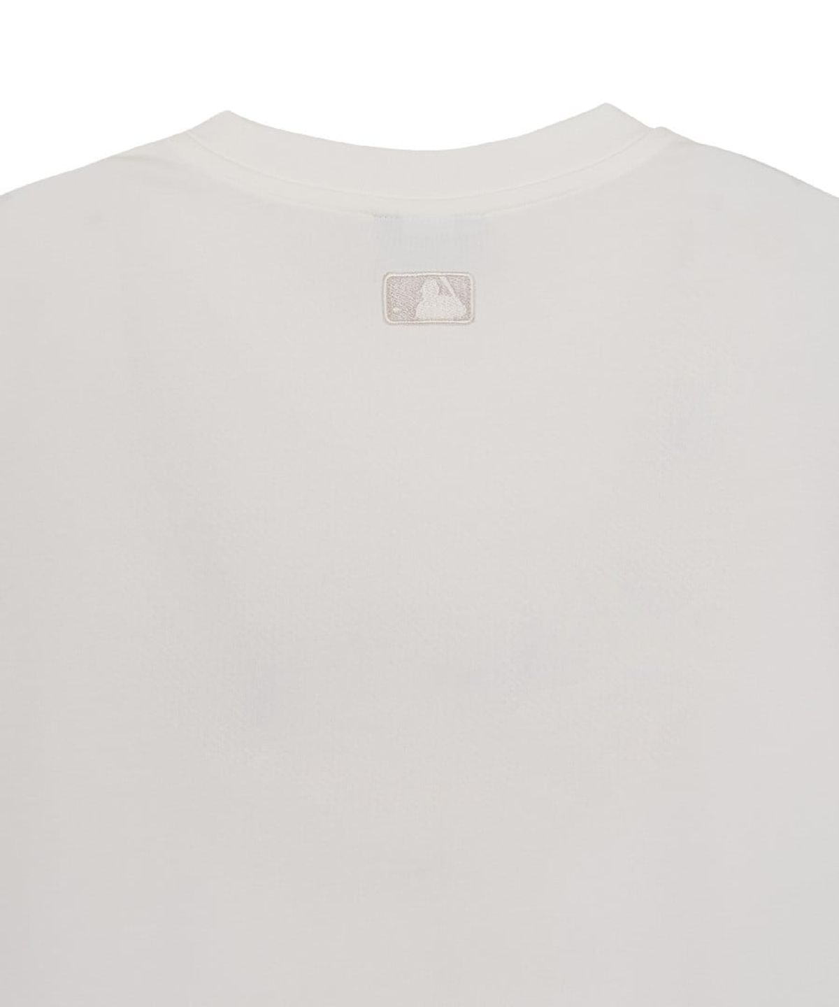 엠엘비(MLB) 빈티지 스포티브 컬시브 레터 반팔 티셔츠 NY (Ivory)