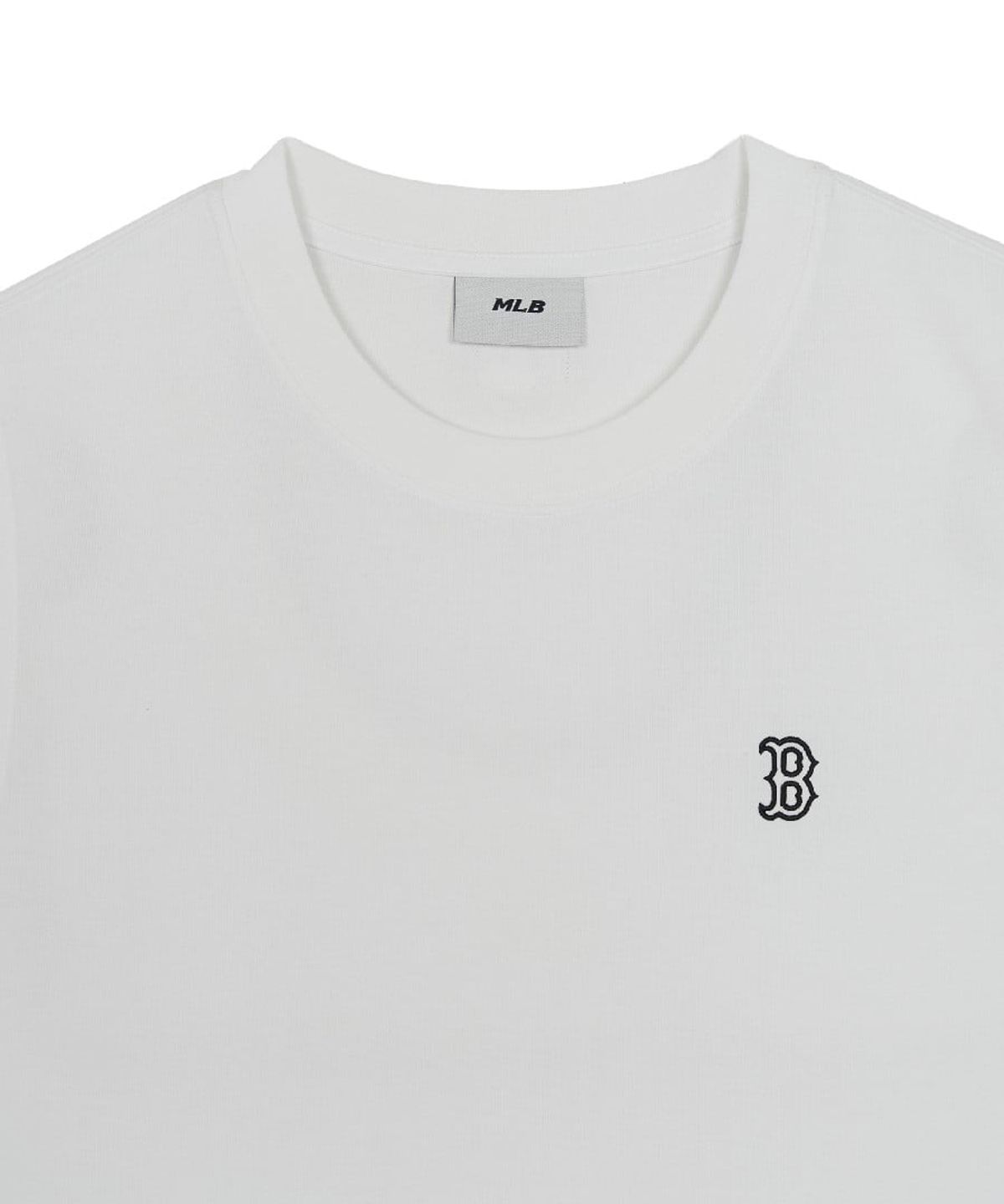 엠엘비(MLB) 베이직 스몰로고 나시 티셔츠 BOS (White)