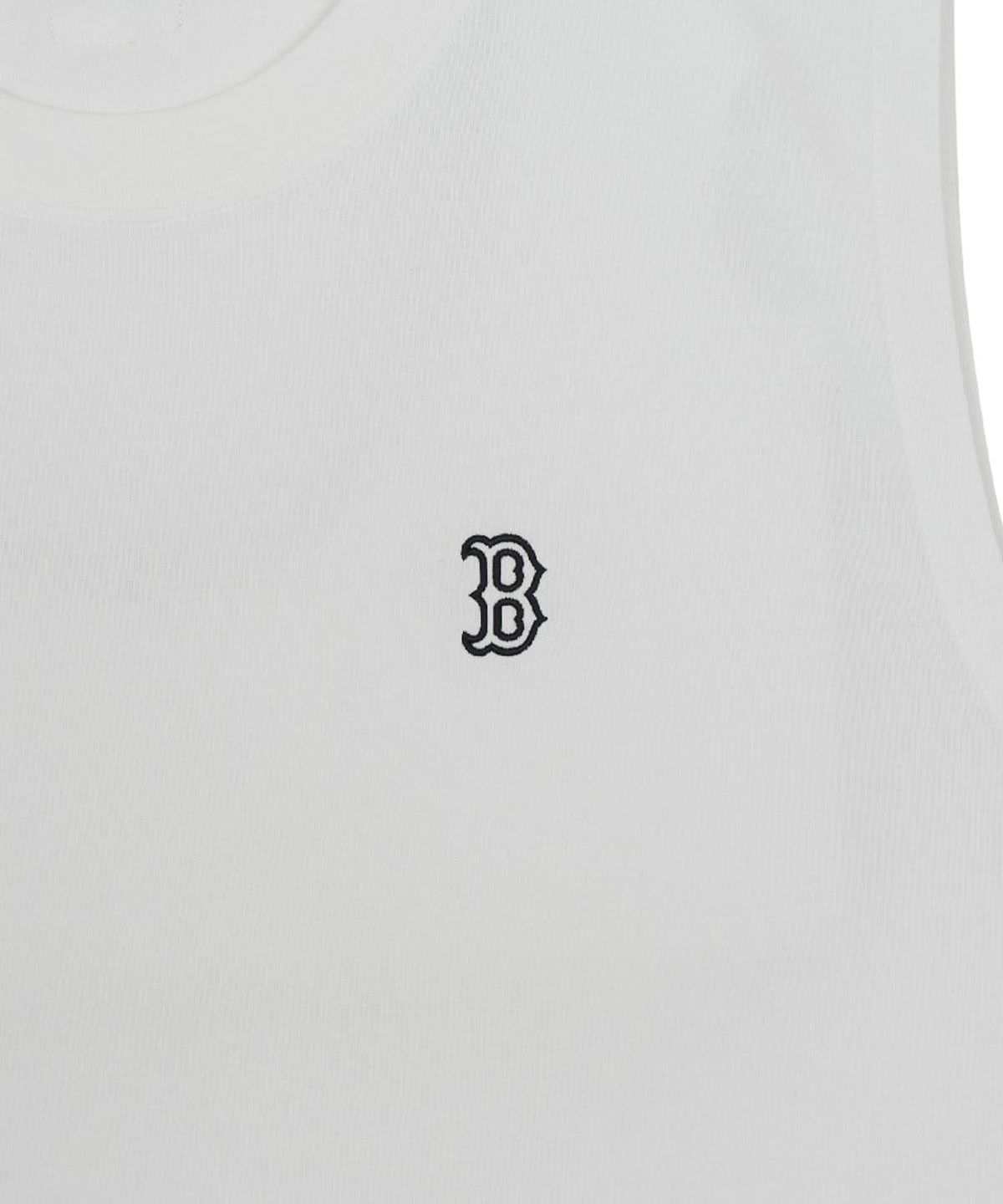 엠엘비(MLB) 베이직 스몰로고 나시 티셔츠 BOS (White)