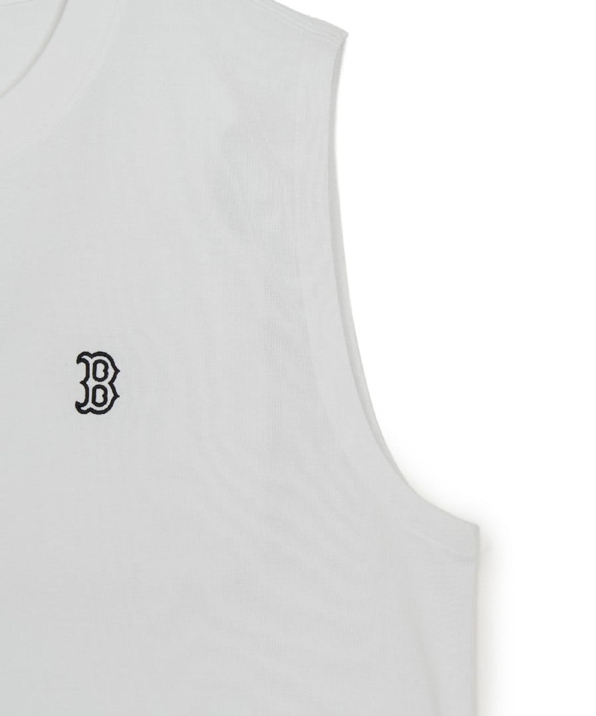 엠엘비(MLB) 베이직 스몰로고 나시 티셔츠 BOS (White)