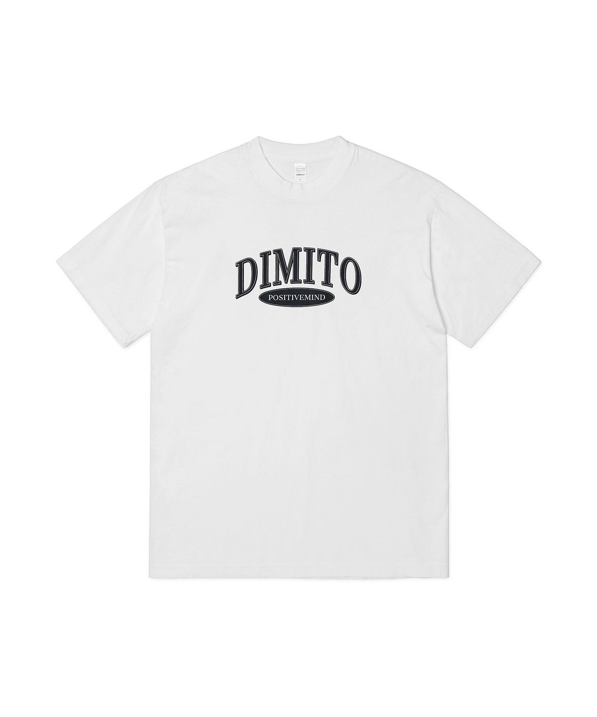 디미토(DIMITO) COLLEGE SSV GD 6.5OZ TEE WHITE