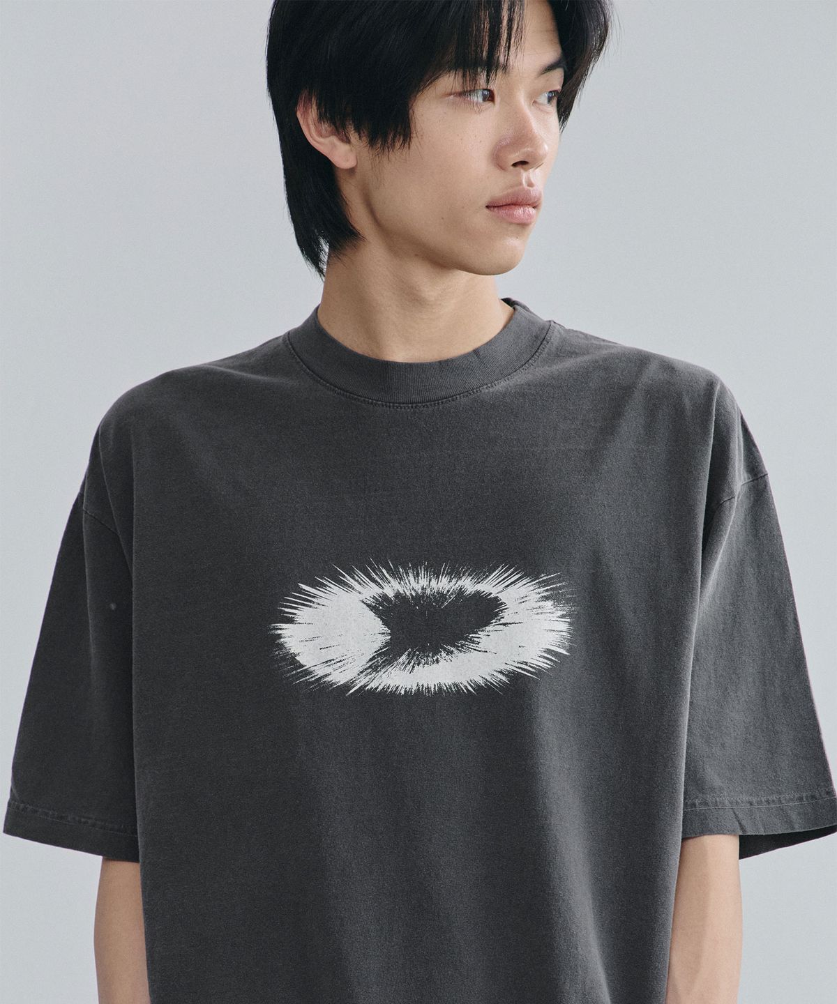 디미토(DIMITO) EXPLODING D-AXIS SSV GD 6.5OZ TEE VINTAGE BLACK