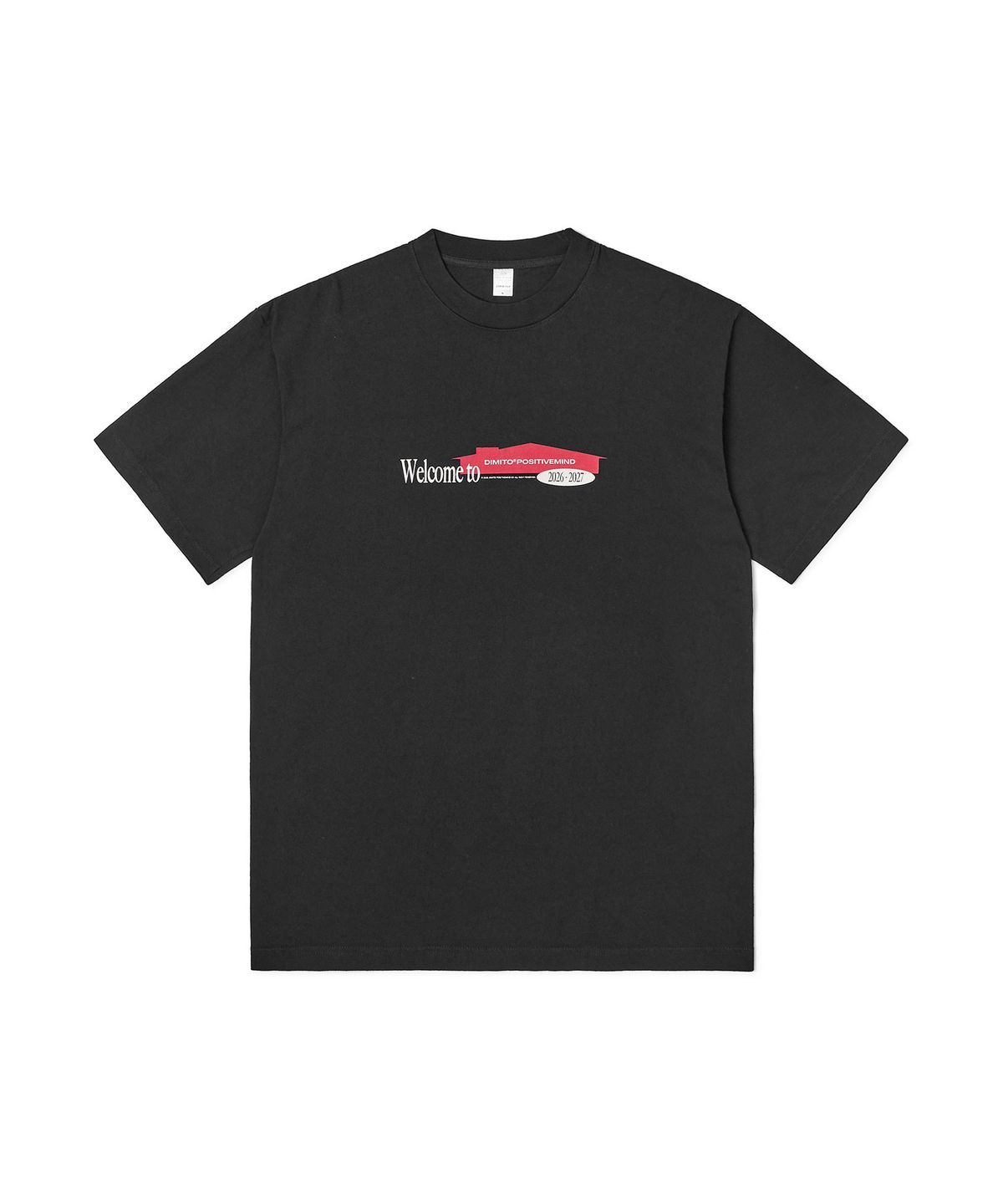 디미토(DIMITO) DMT HOUSE SSV GD 6.5OZ TEE BLACK