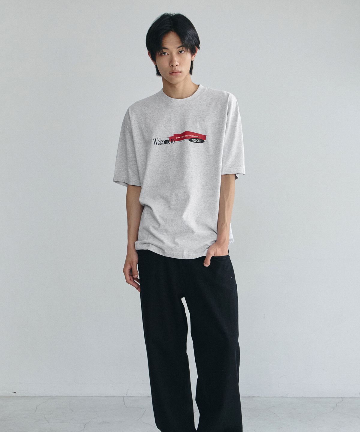 디미토(DIMITO) DMT HOUSE SSV GD 6.5OZ TEE ASH
