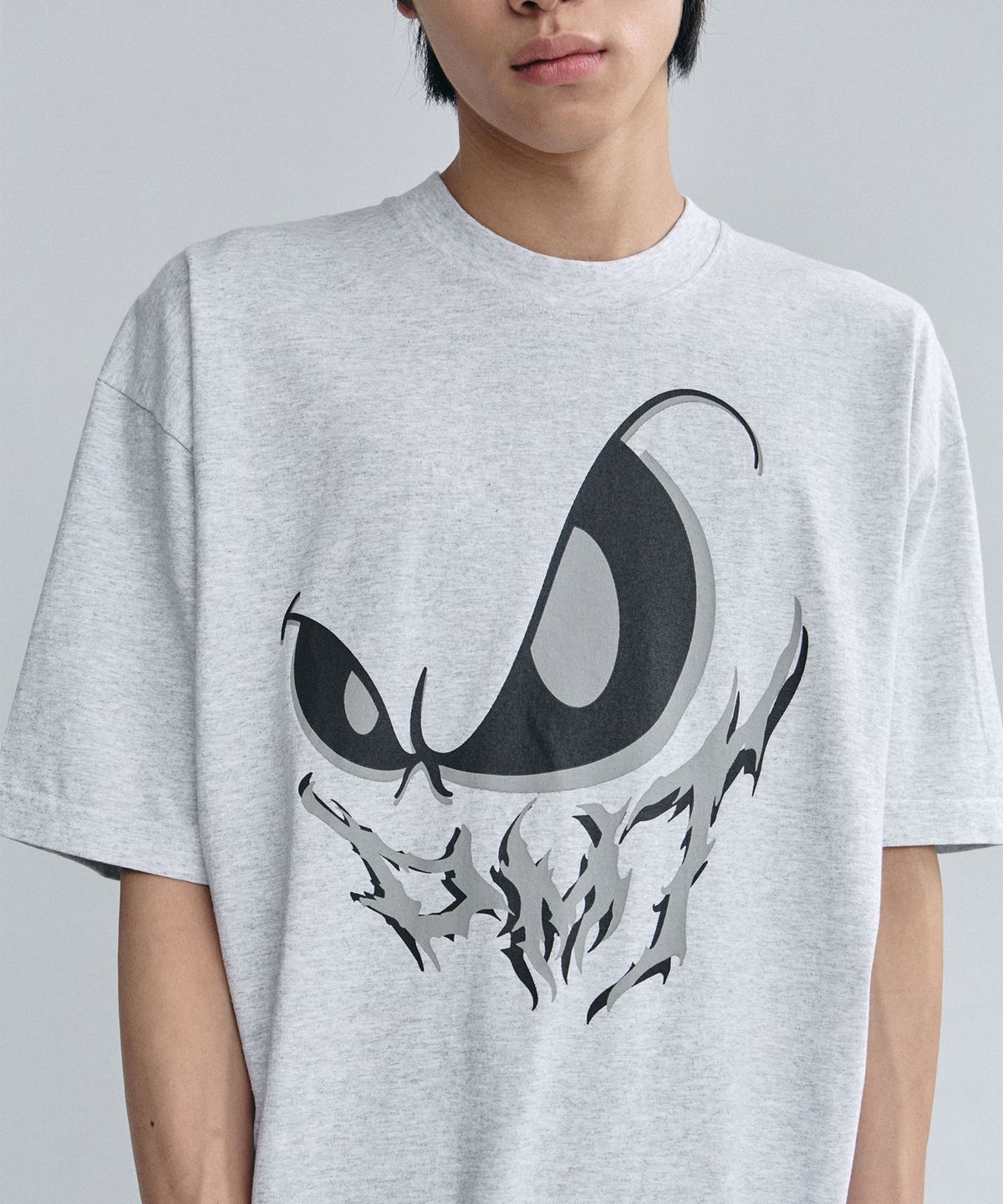 디미토(DIMITO) DMT EVIL MASK SSV GD 6.5OZ TEE ASH