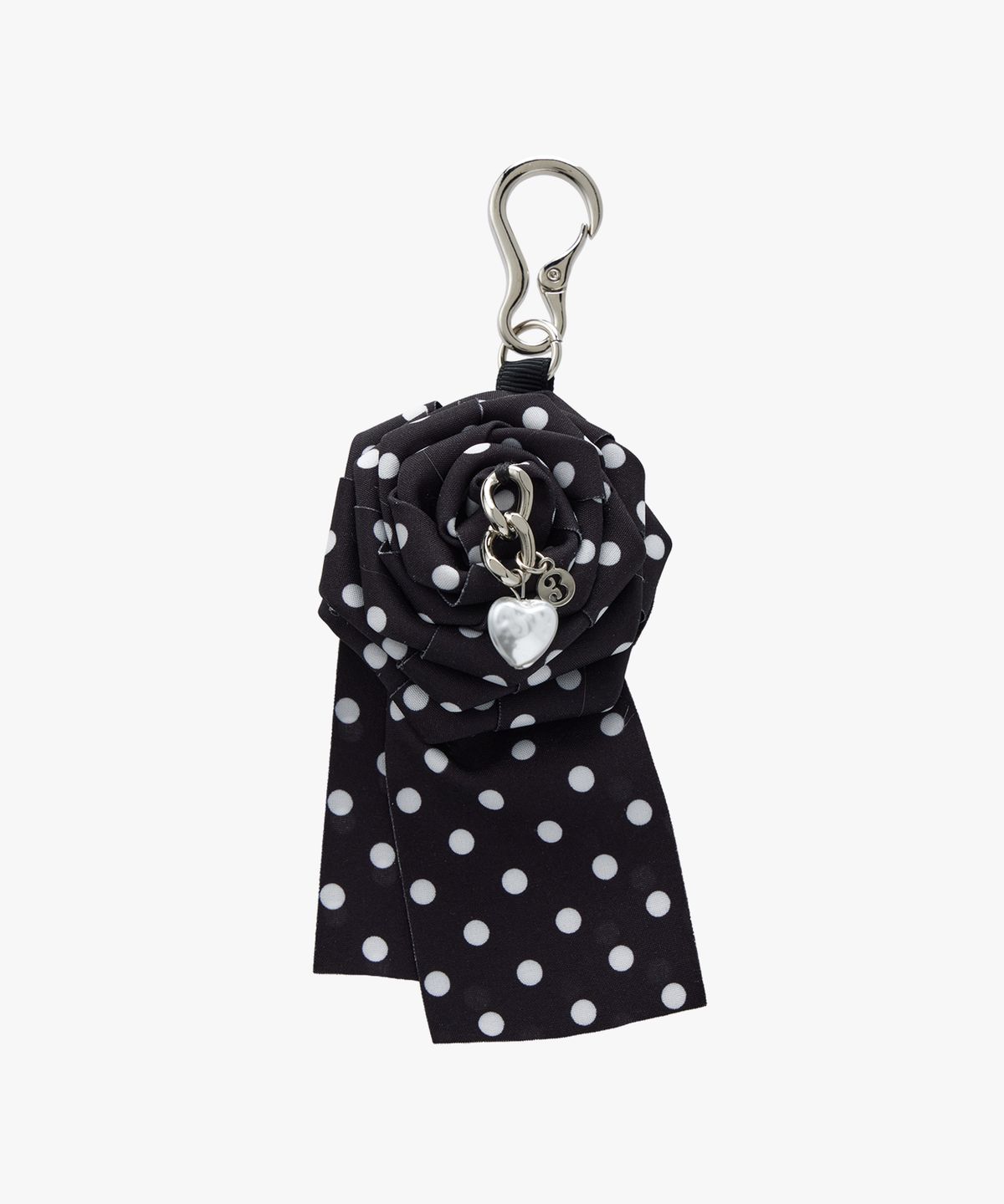 트리마치(TRIMARCH) Dotty Rosette Charm / Black