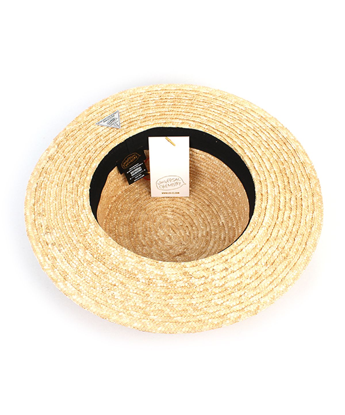 유니버셜 케미스트리(UNIVERSAL CHEMISTRY) Stripe Line Kangkang Panama Hat 파나마햇