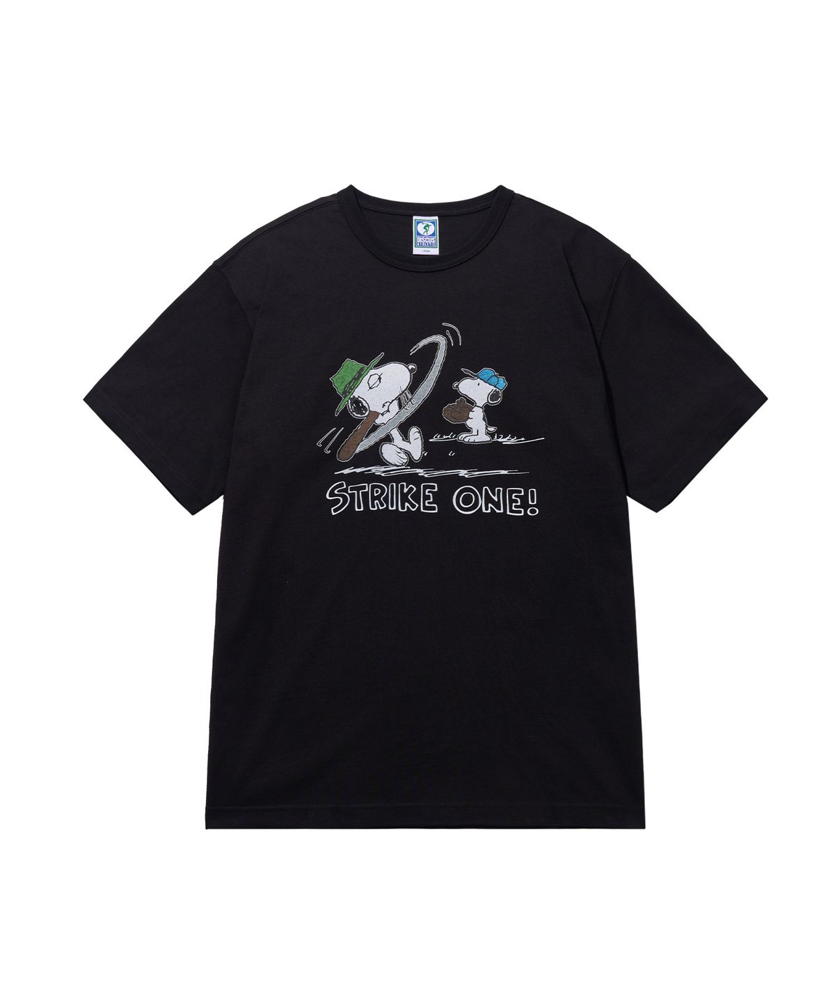 디스커스 애슬레틱(DISCUS ATHLETIC) 스누피와 형제들 베이스볼 티셔츠