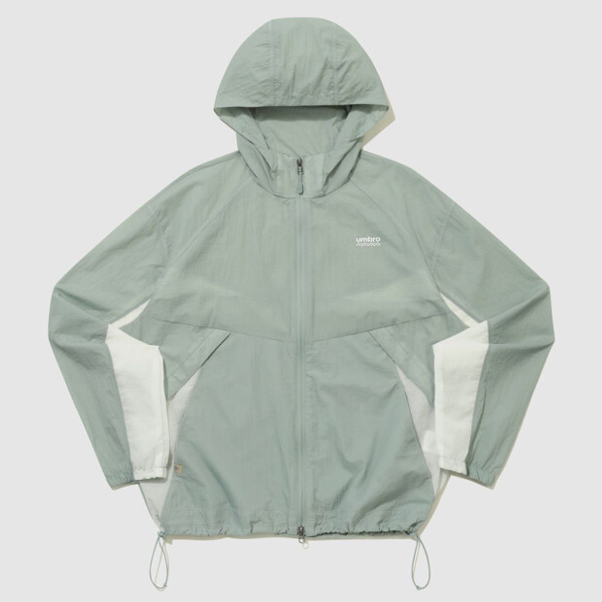 엄브로(UMBRO) 썬가드 초경량 후드 바람막이 자켓 민트 UR221CJK43