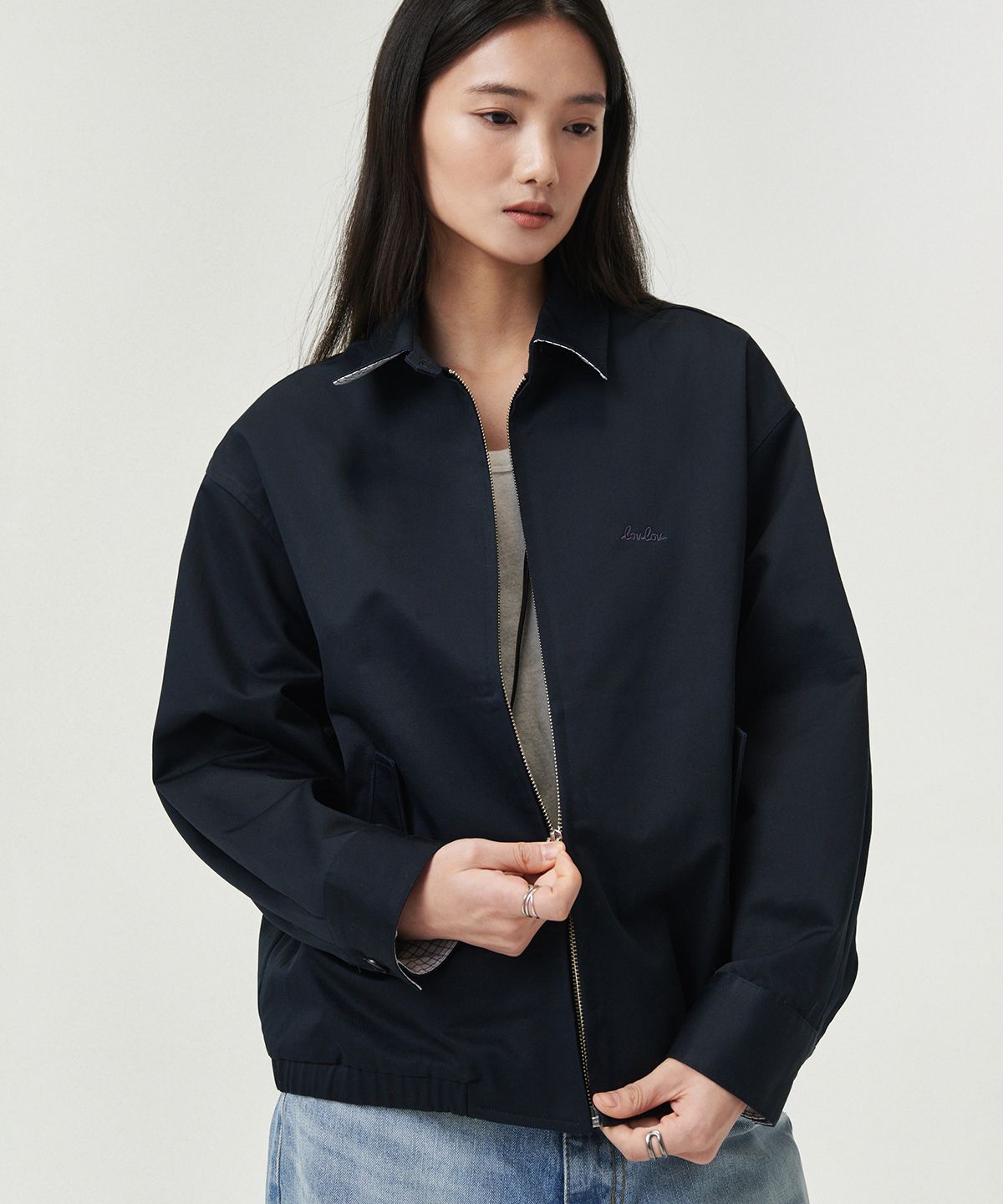 로브로브(LOVLOV) CHINO ZIP JUMPER