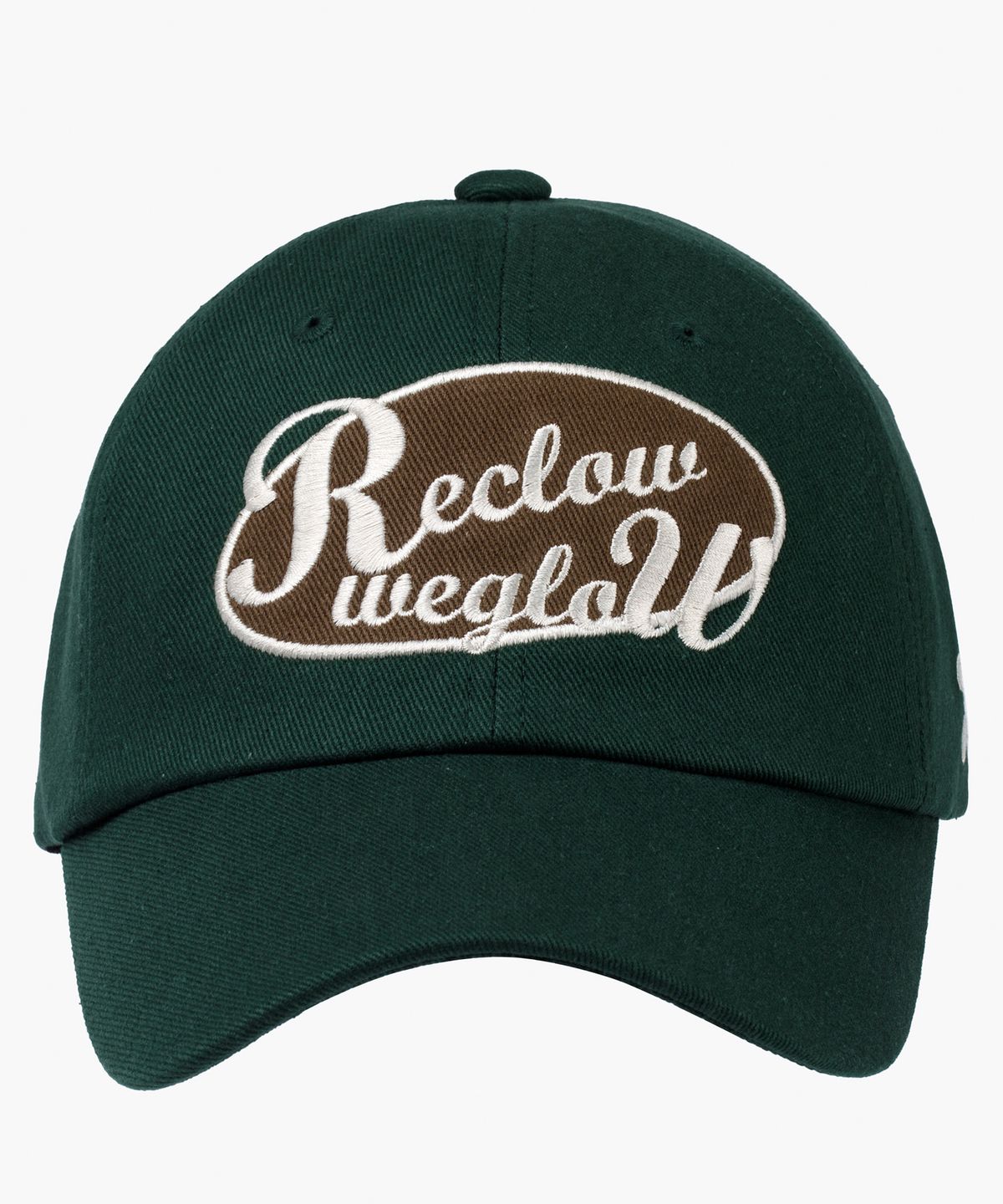 리끌로우(RECLOW) RC GLOW 로고 볼캡 DARK GREEN