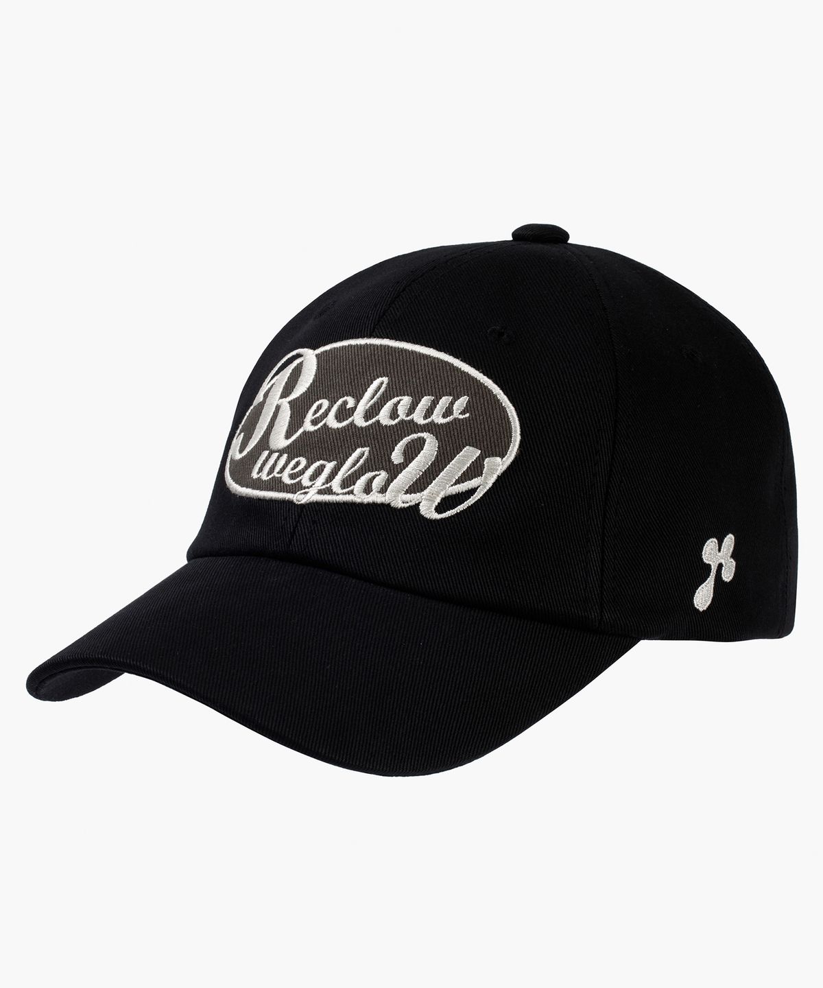 리끌로우(RECLOW) RC GLOW 로고 볼캡 BLACK