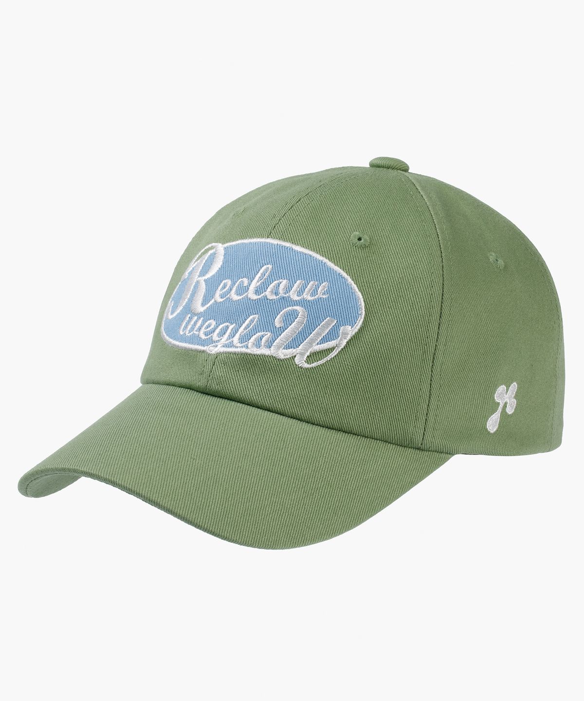 리끌로우(RECLOW) RC GLOW 로고 볼캡 SAGE GREEN