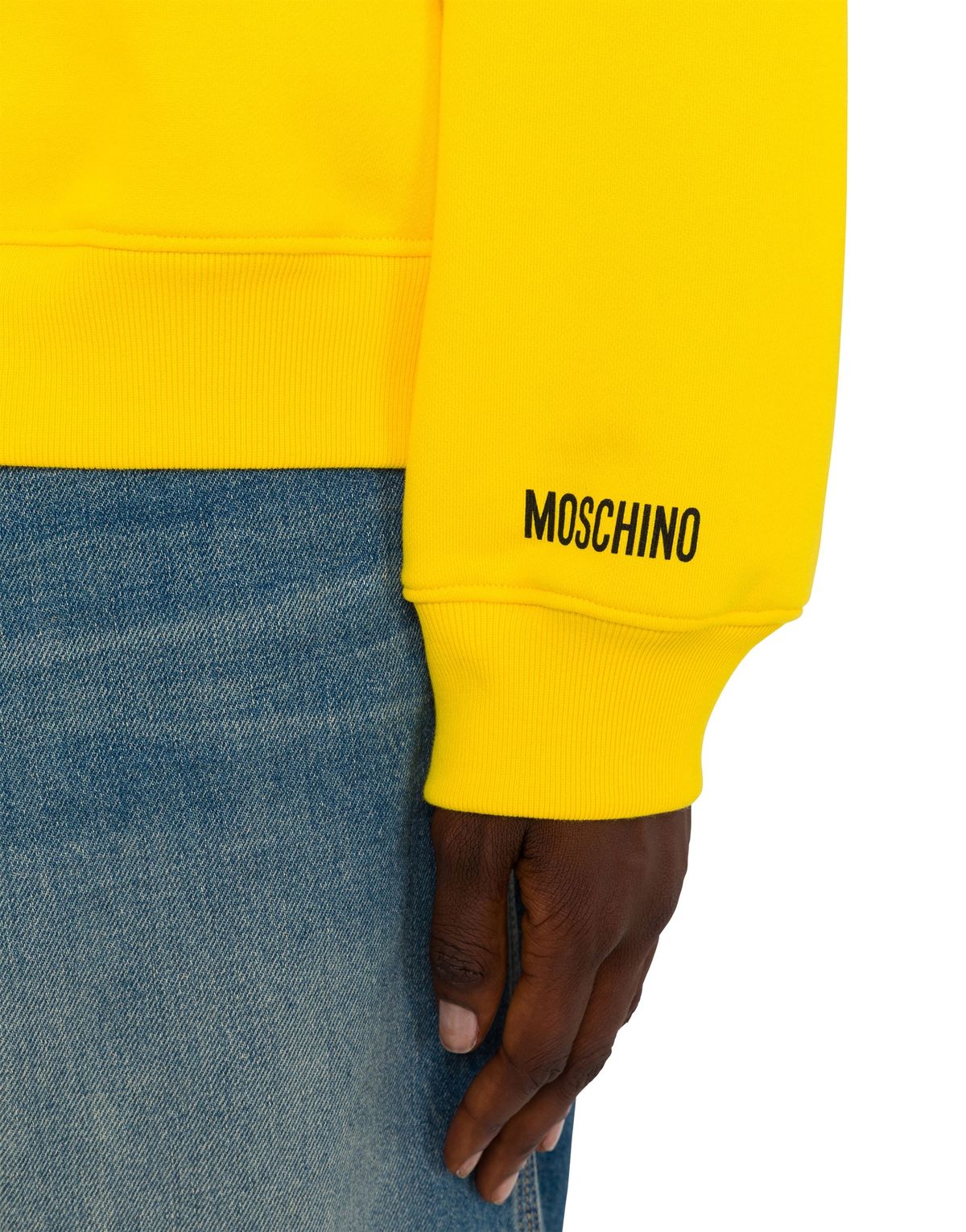 모스키노(MOSCHINO) 스마일리® 사이드 코튼 스웨트셔츠