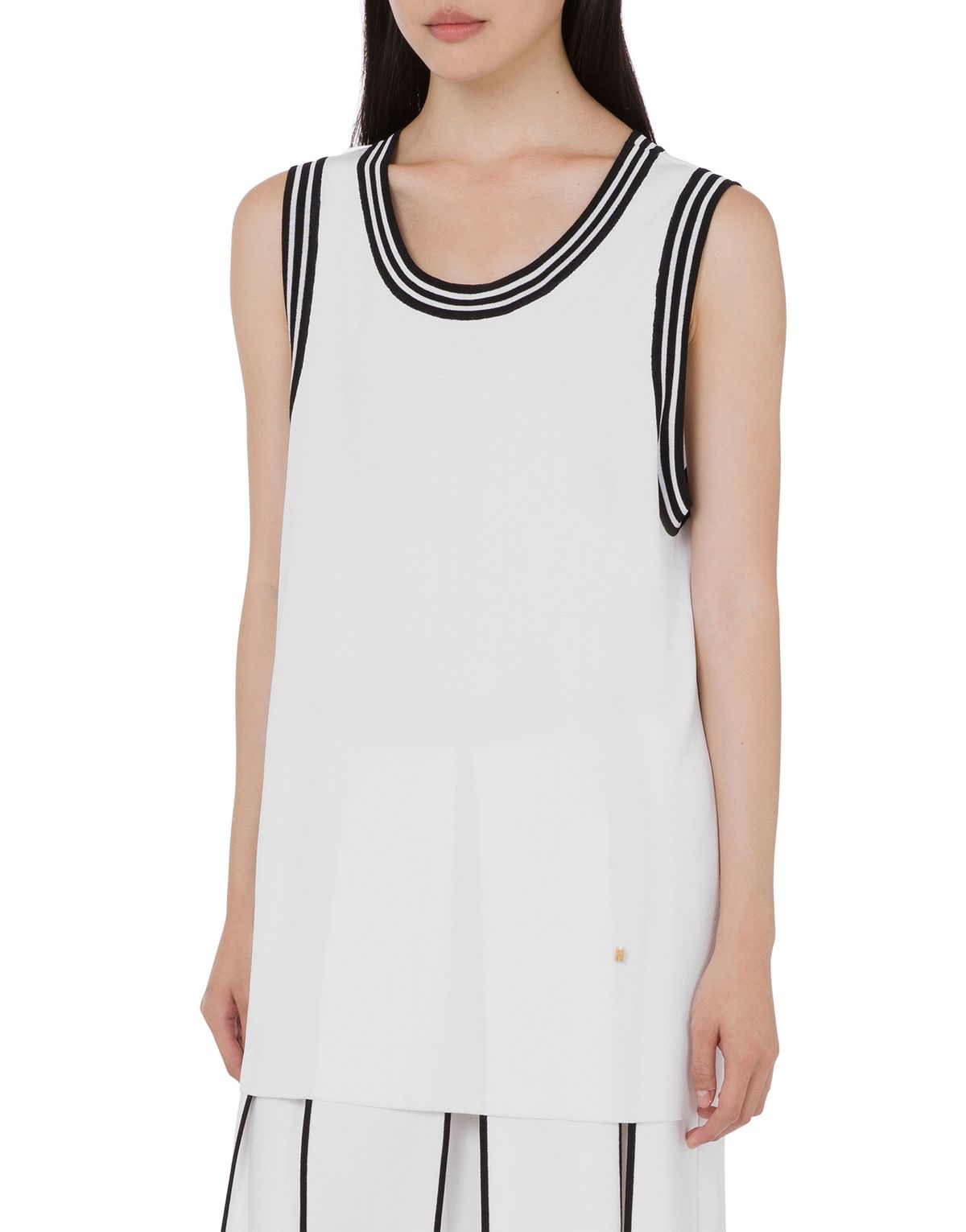 모스키노(MOSCHINO) 스트레치 테니스무드 탑