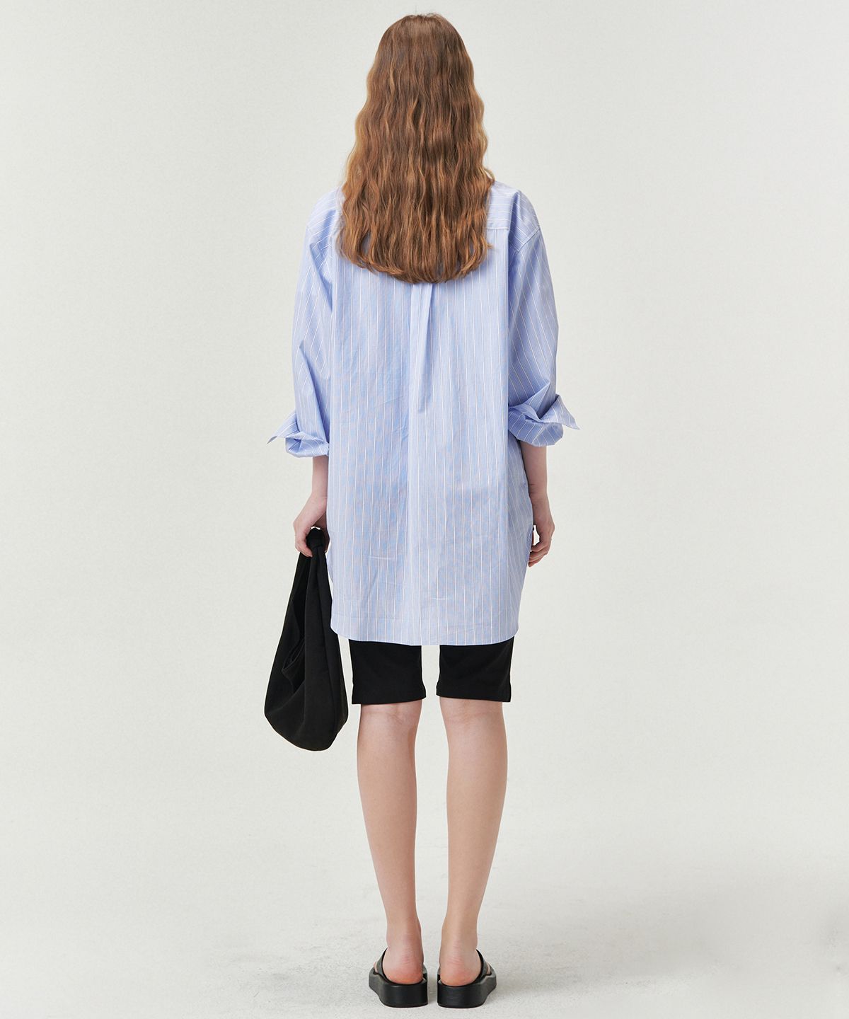 로브로브(LOVLOV) OVER FIT STRIPE SHIRT