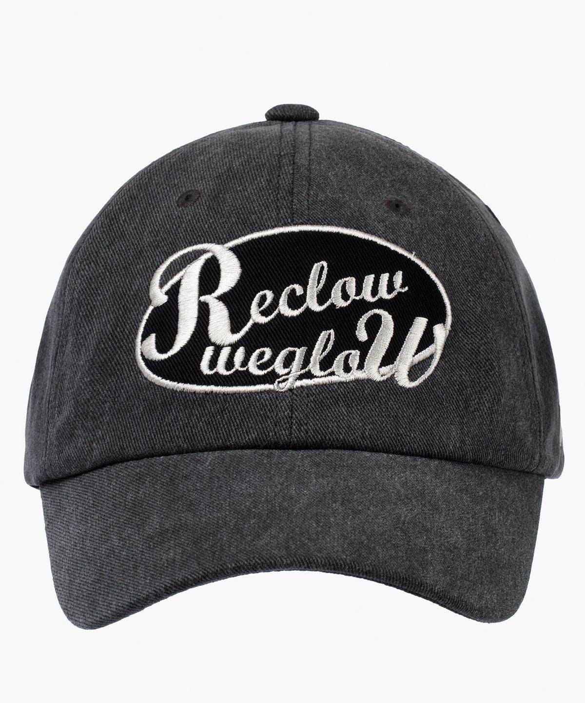 리끌로우(RECLOW) RC GLOW 로고 볼캡 CHARCOAL