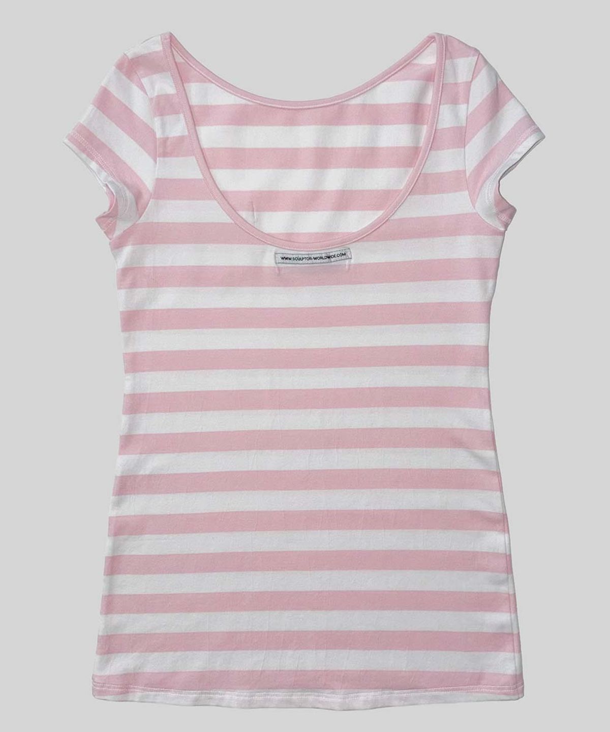 스컬프터(SCULPTOR) Sweet Kitty Stripe Dress Pink