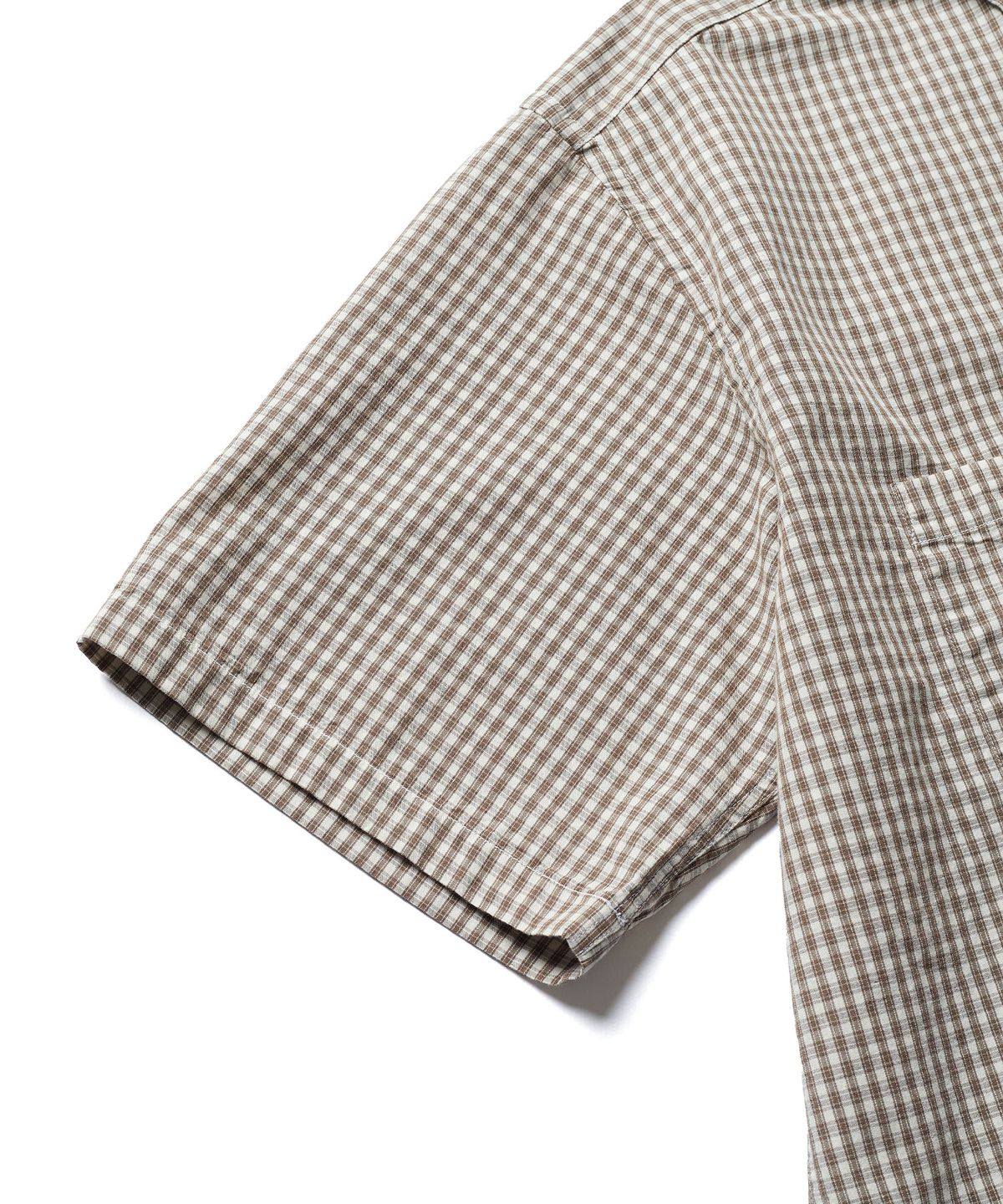 에스파이(ESFAI) WARDROBE S/S SHIRT (BROWN)