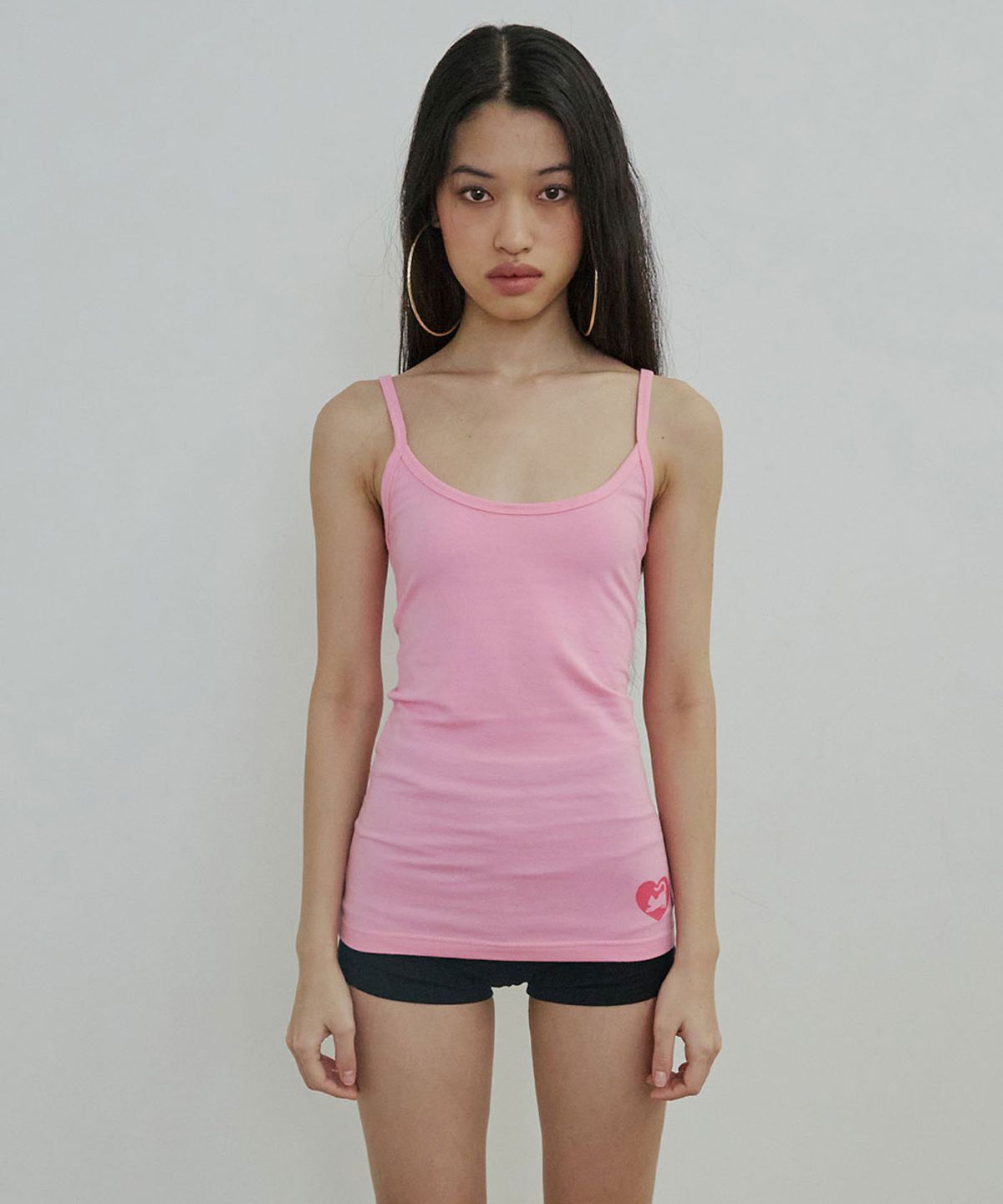 스컬프터(SCULPTOR) Sweet Kitty Tank Top Acid Pink