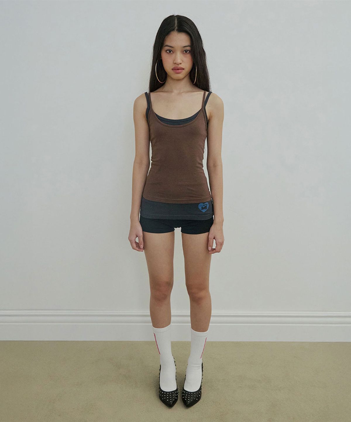 스컬프터(SCULPTOR) My Go To Sleeveless Top Brown