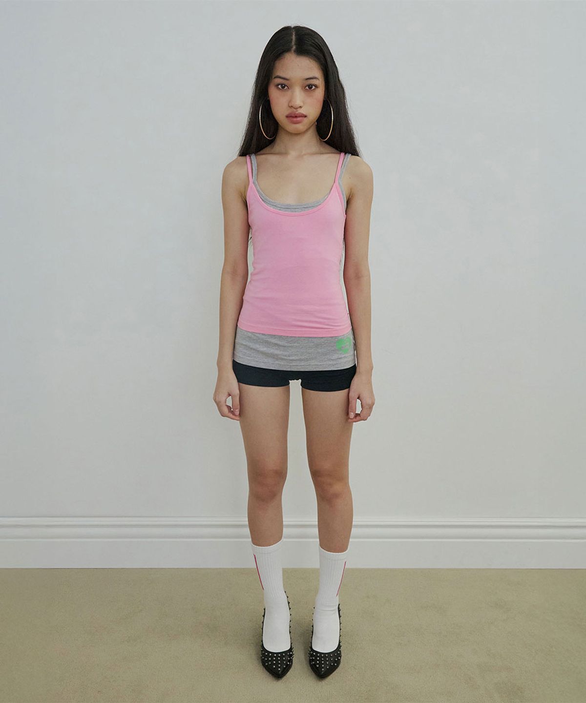 스컬프터(SCULPTOR) My Go To Sleeveless Top Acid Pink