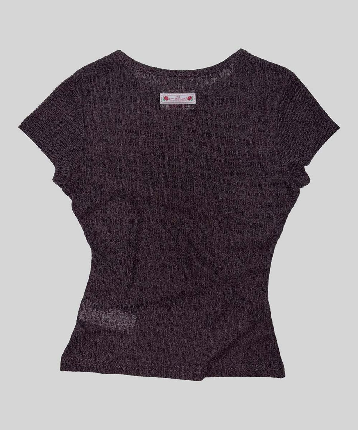 스컬프터(SCULPTOR) Bad Hair Day Baby Tee Brown
