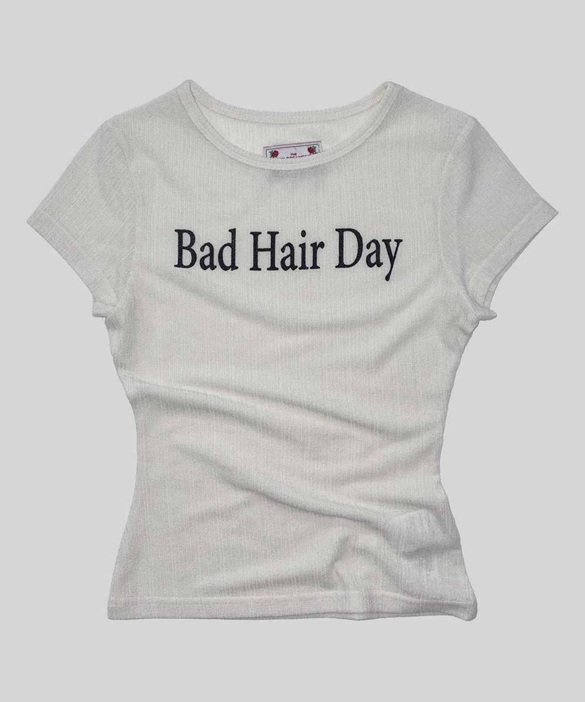 스컬프터(SCULPTOR) Bad Hair Day Baby Tee White