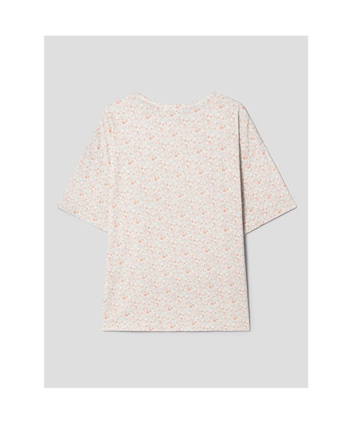 디애퍼처(THE APERTURE) Apeature Floral Boxy TShirt  Pink (TA5742A17X)