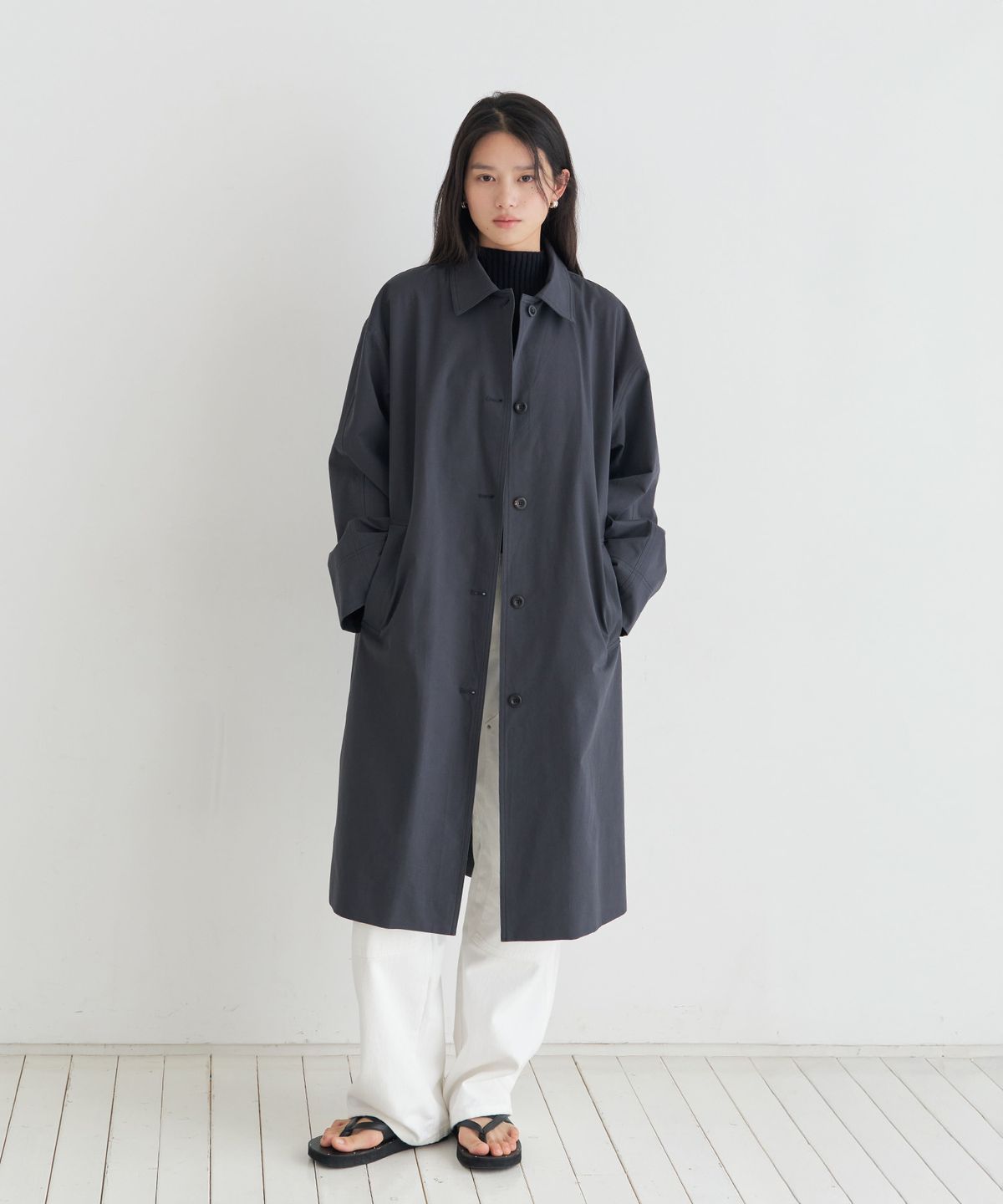 로트(LOTE) Structured Trench Coat_2 Color