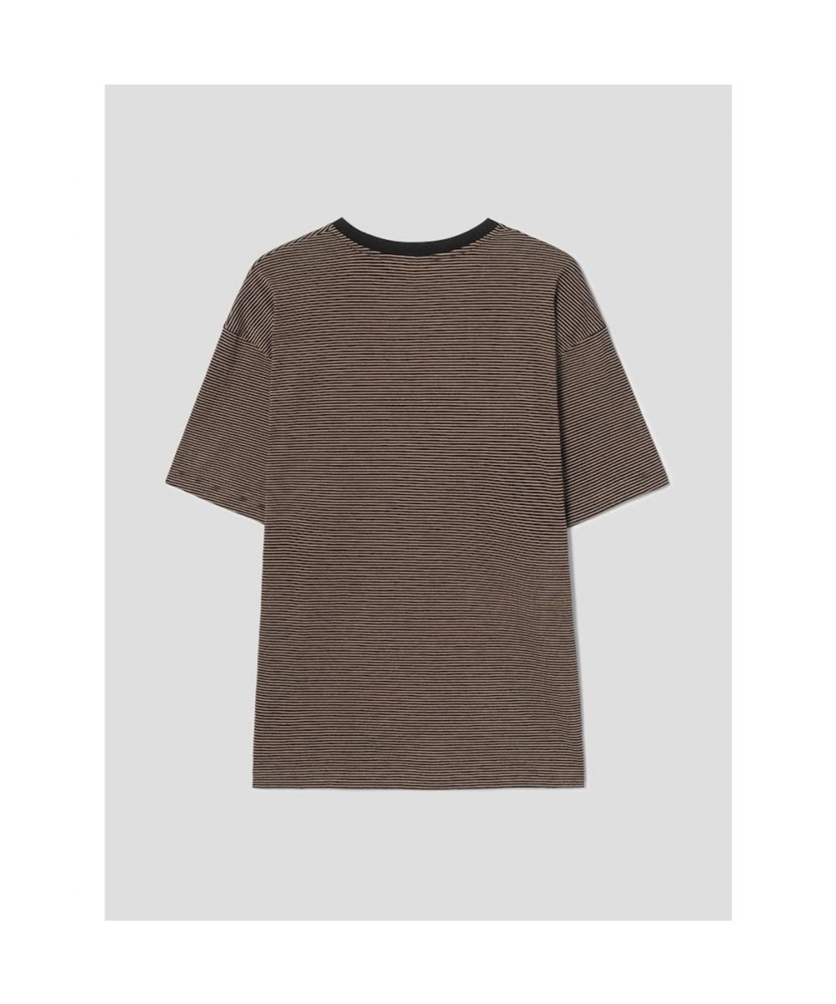 디애퍼처(THE APERTURE) Stripe Boxy TShirt  Yellow (TA5742A03E)