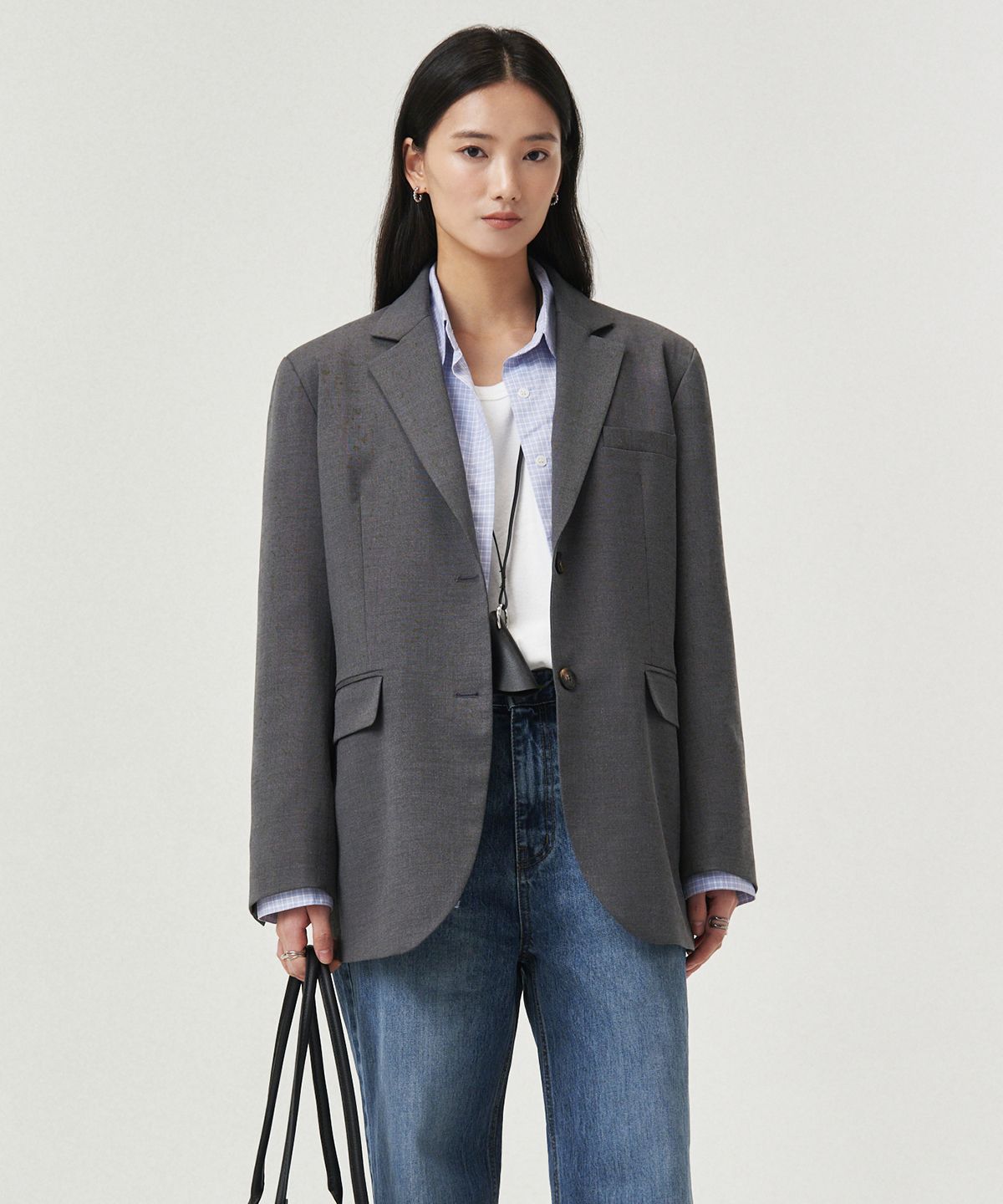 로브로브(LOVLOV) OVER FIT SINGLE JACKET