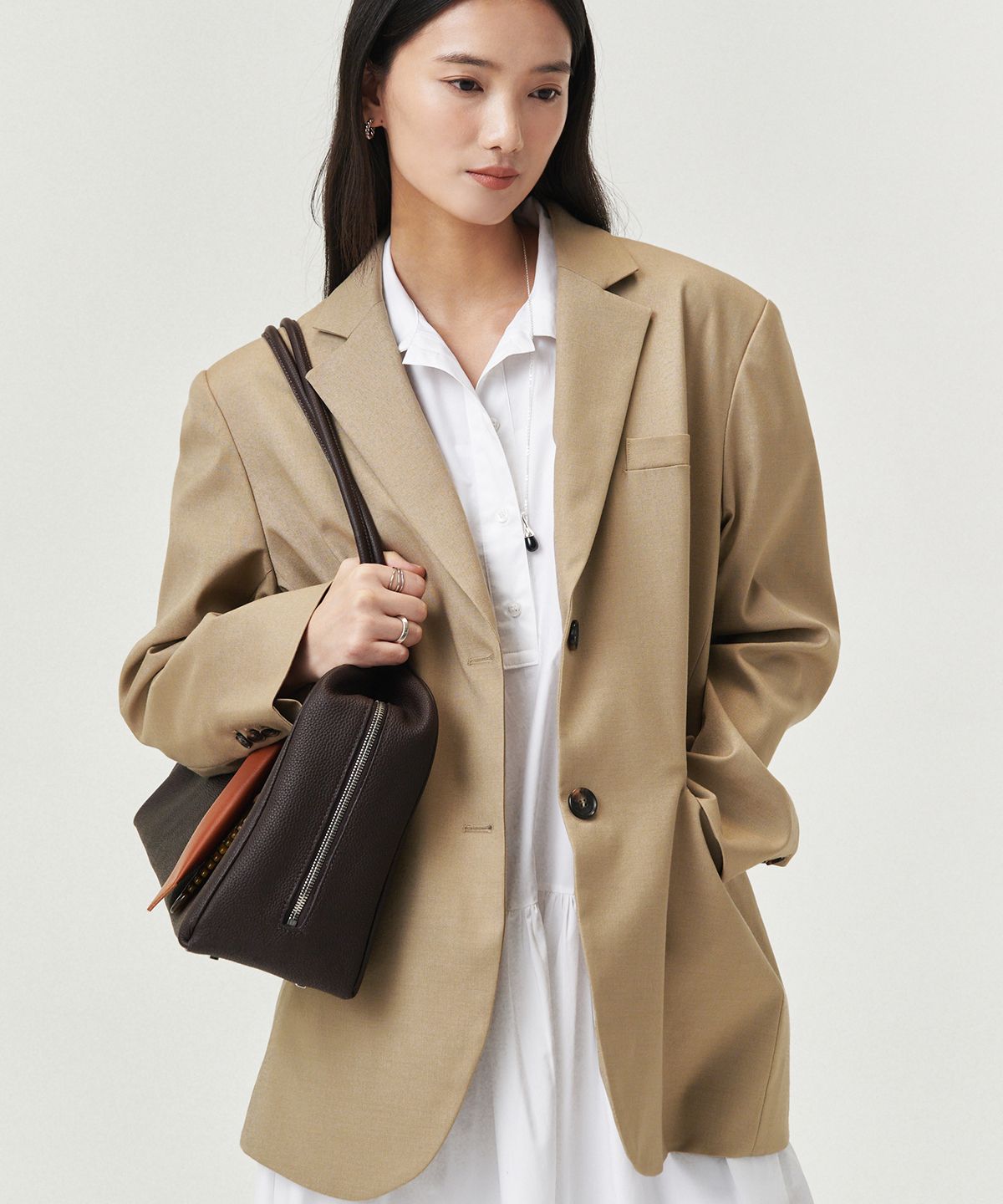 로브로브(LOVLOV) OVER FIT SINGLE JACKET