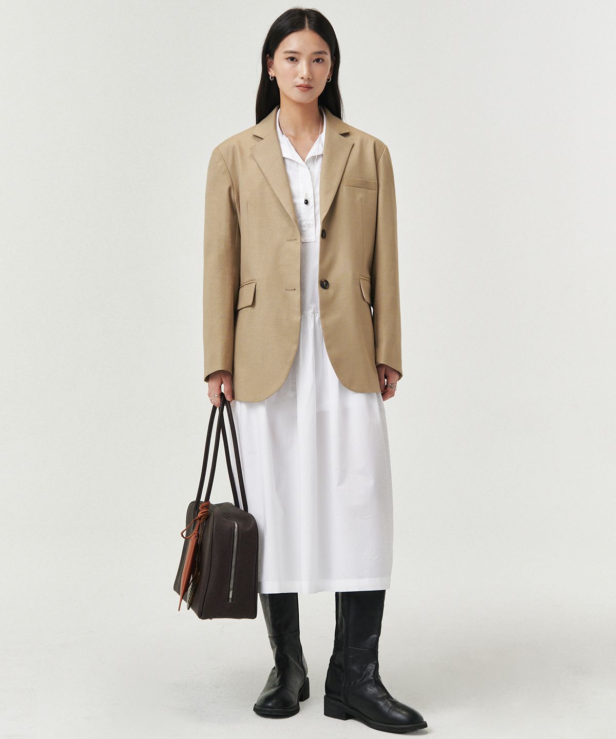 로브로브(LOVLOV) OVER FIT SINGLE JACKET