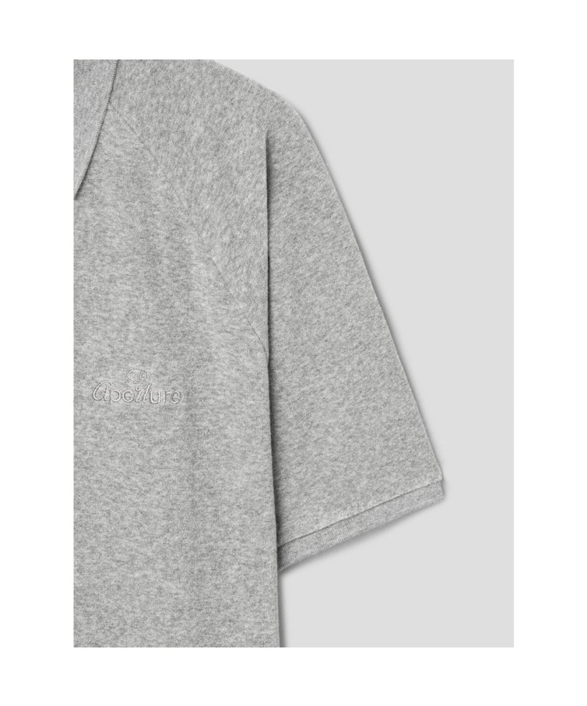 디애퍼처(THE APERTURE) Terry Polo Top  Grey (TA5742A023)