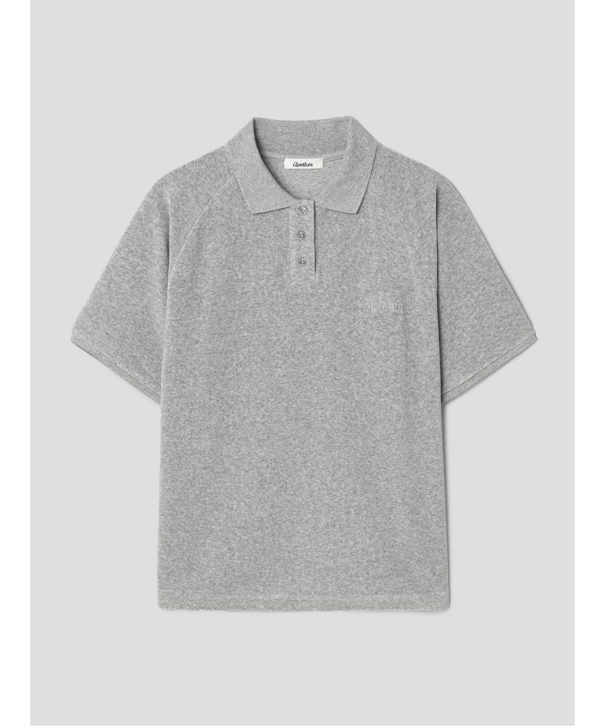디애퍼처(THE APERTURE) Terry Polo Top  Grey (TA5742A023)