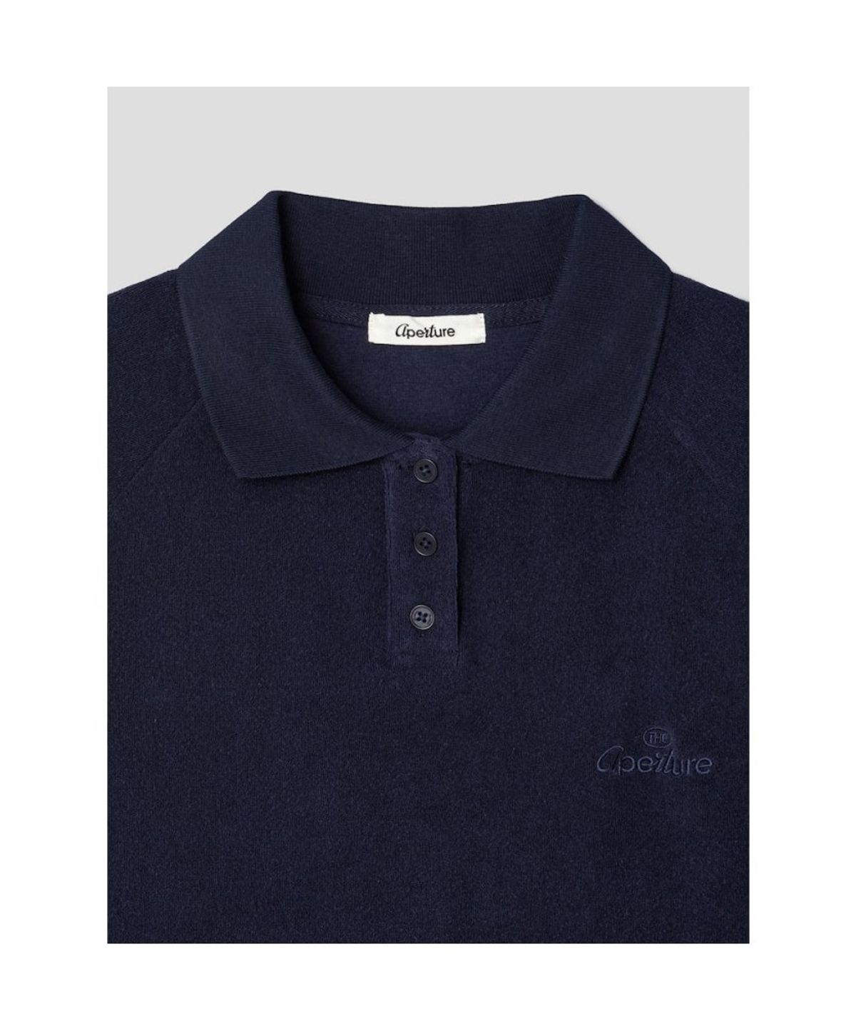 디애퍼처(THE APERTURE) Terry Polo Top  Navy (TA5742A02R)