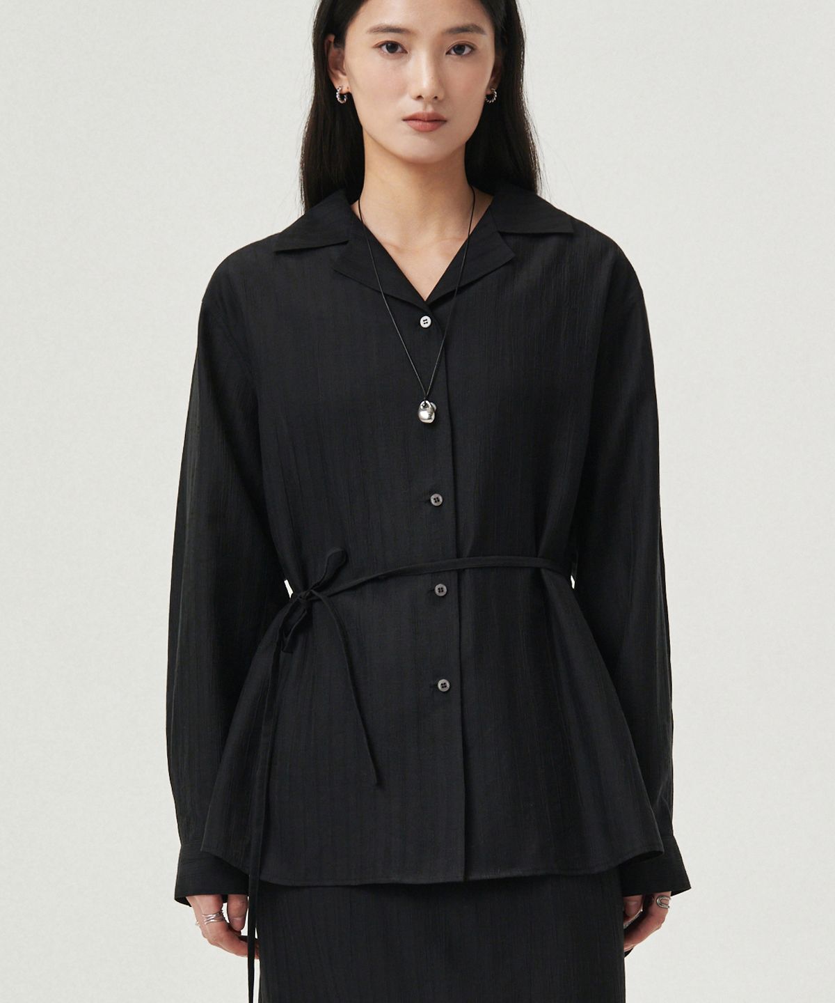 로브로브(LOVLOV) NEW DRAPPING SHIRT