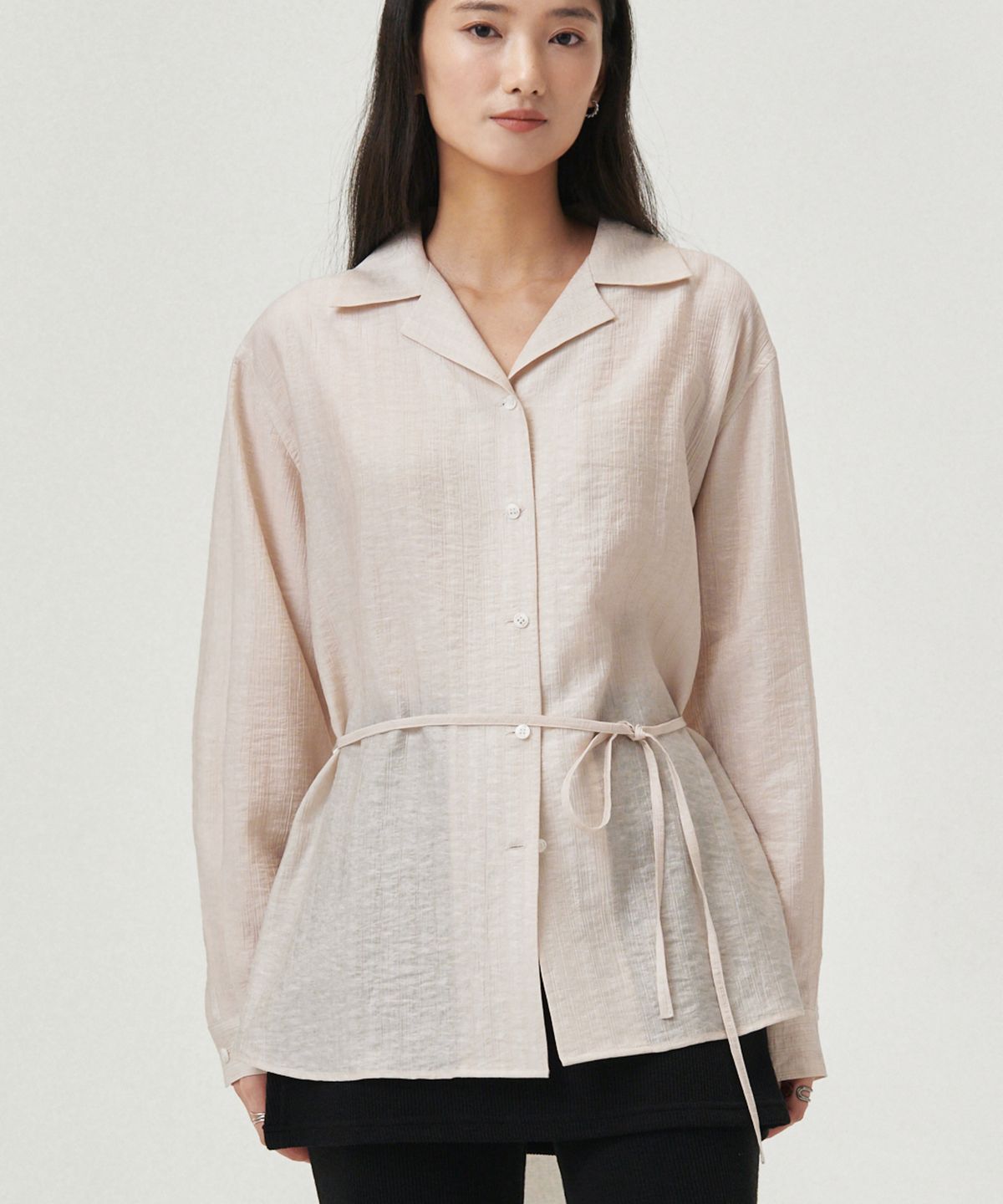 로브로브(LOVLOV) NEW DRAPPING SHIRT