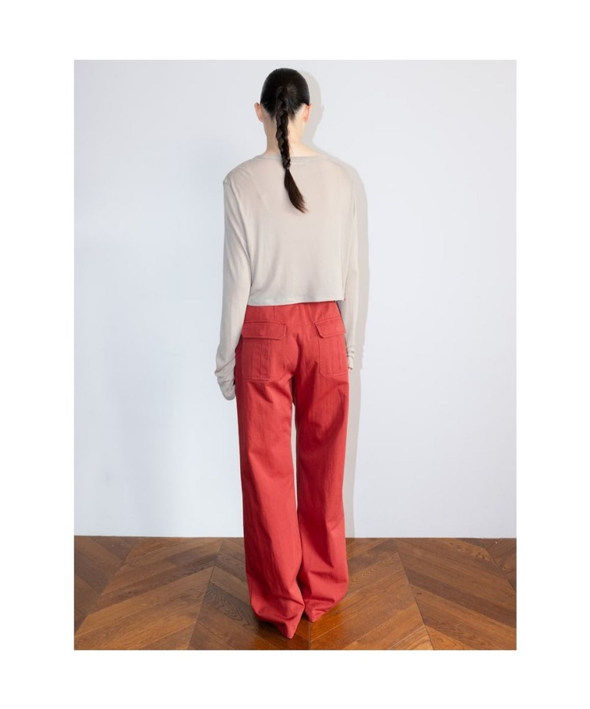 디애퍼처(THE APERTURE) Aperture Classic Crop Tshirt  Beige (TA6241A06A)