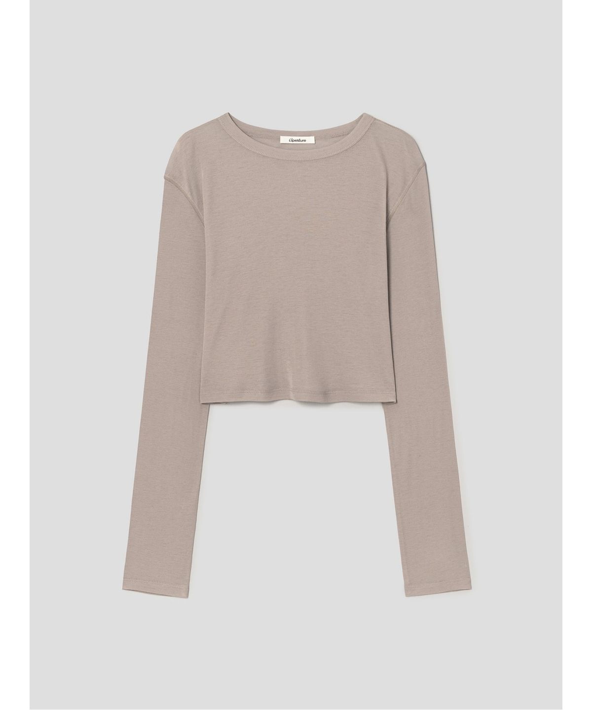 디애퍼처(THE APERTURE) Aperture Classic Crop Tshirt  Beige (TA6241A06A)