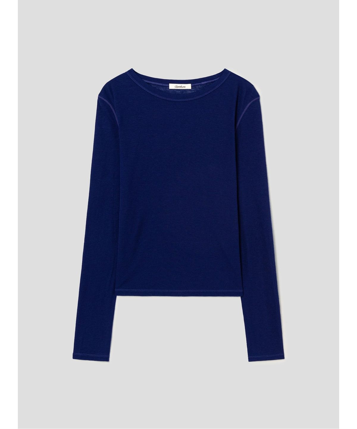 디애퍼처(THE APERTURE) Aperture Classic Long TShirt  Blue (TA6241A07P)