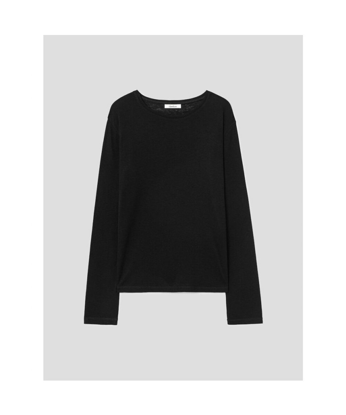 디애퍼처(THE APERTURE) Basic Long Sleeve Top  Black (TA6241A055)