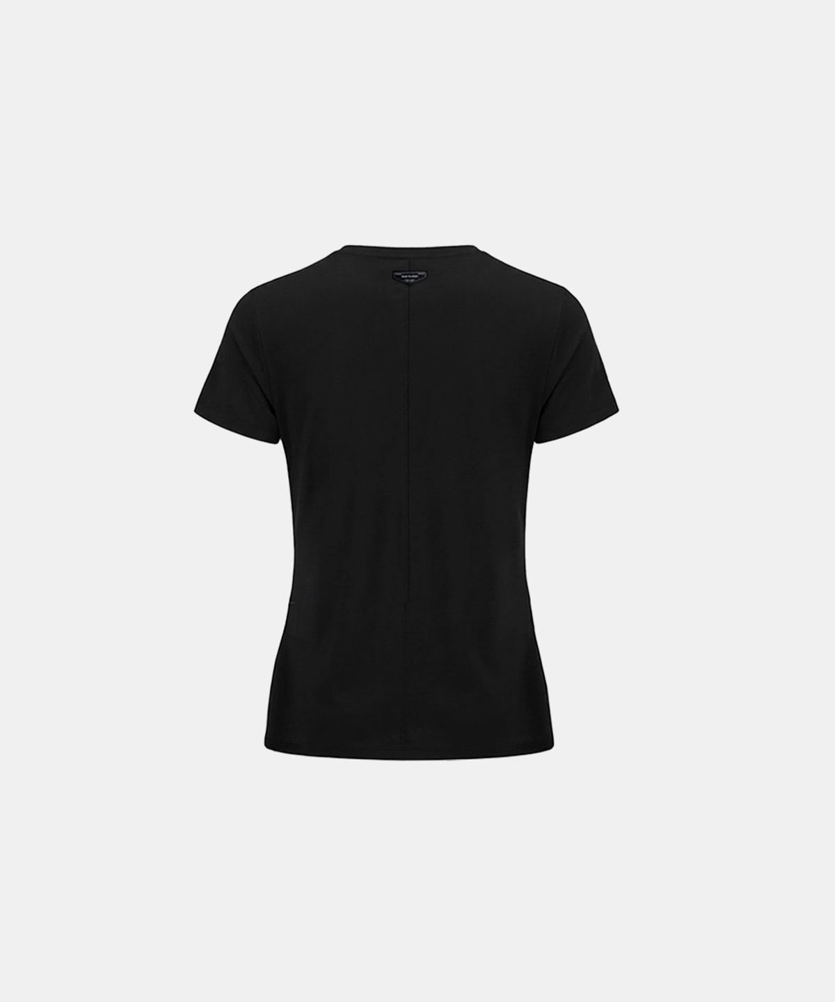 배드블러드(BADBLOOD) Sleek Cotton Short Sleeve T-Shirt - Black