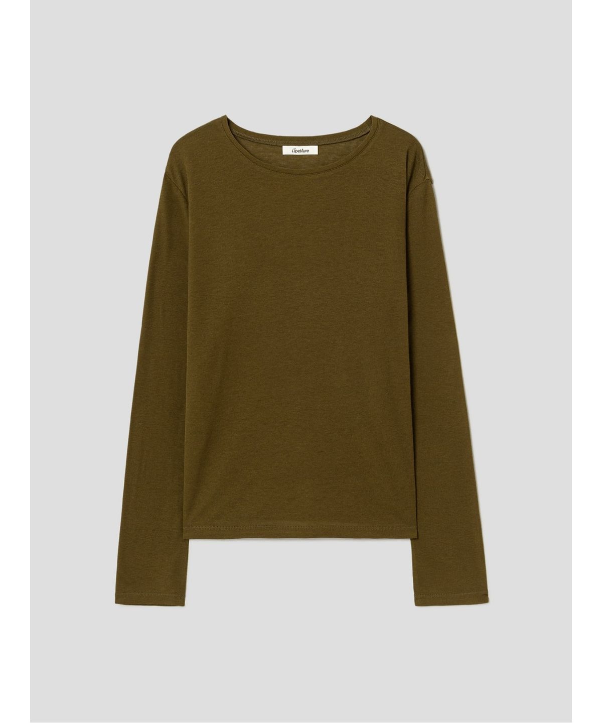 디애퍼처(THE APERTURE) Basic Long Sleeve Top  Olive (TA6241A05J)