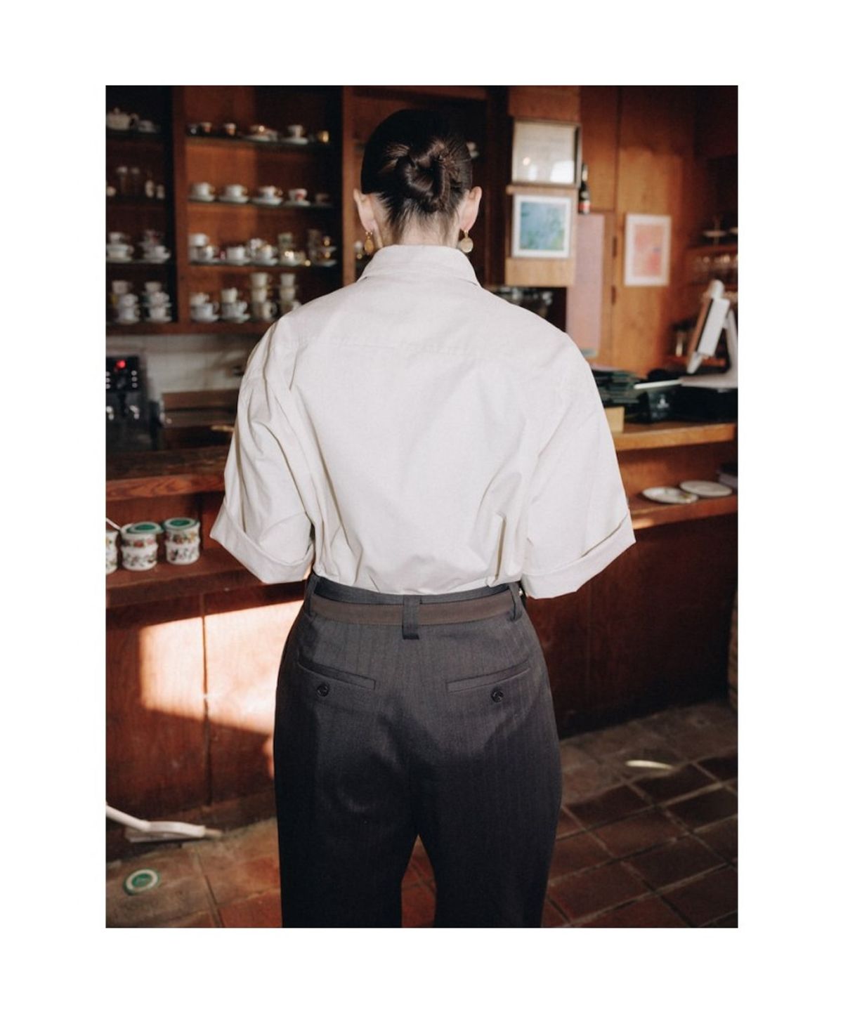 디애퍼처(THE APERTURE) Over Cotton Shirt  Ivory (TA6265A010)