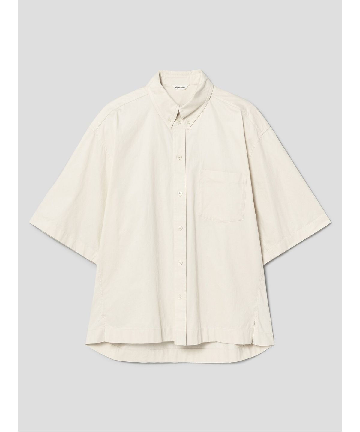 디애퍼처(THE APERTURE) Over Cotton Shirt  Ivory (TA6265A010)