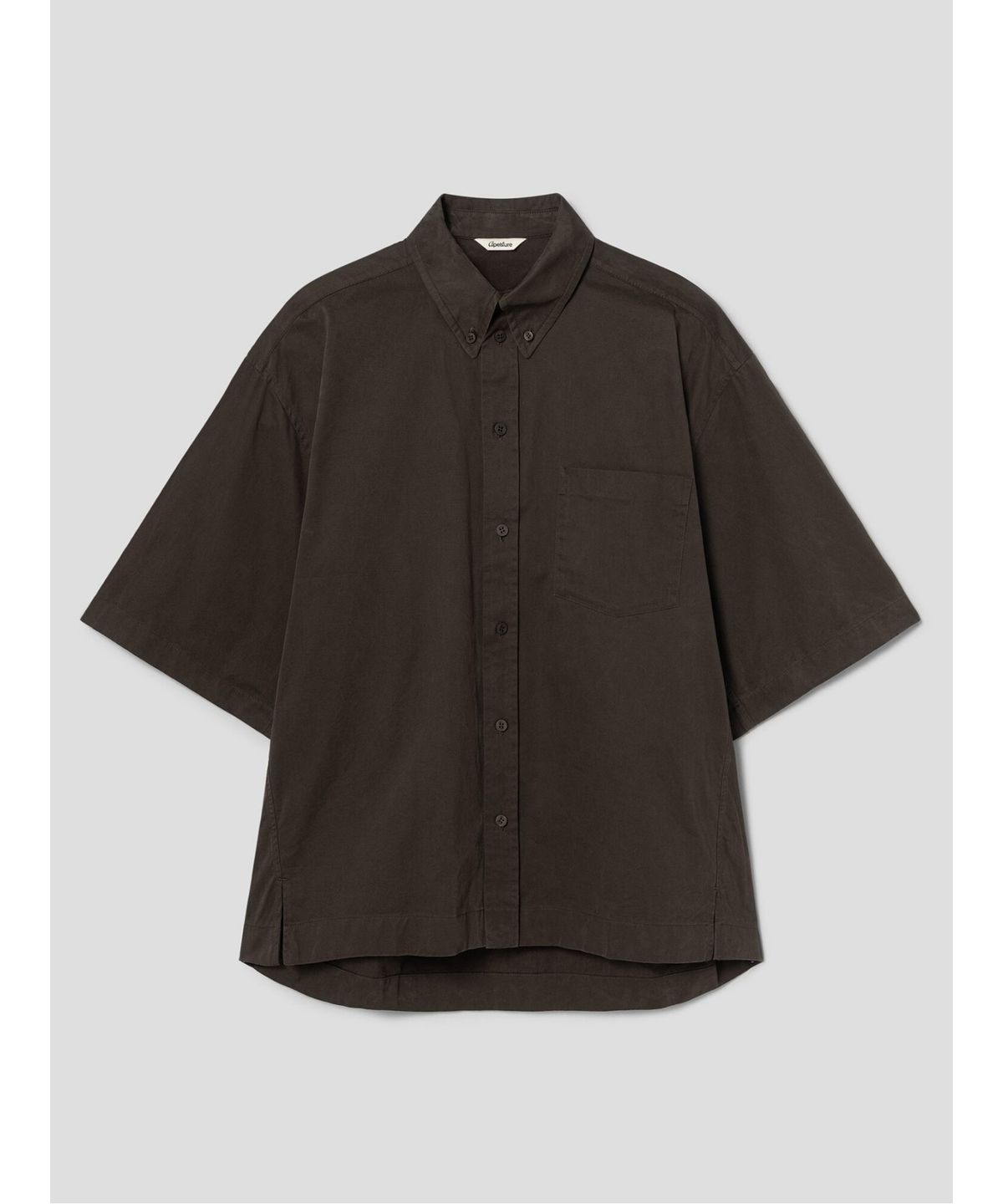디애퍼처(THE APERTURE) Over Cotton Shirt  Brown (TA6265A01D)
