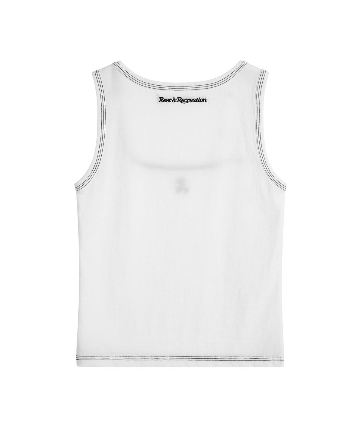 레스트앤레크레이션(REST&RECREATION) COLORATION STITCH SLEEVELESS - WHITE