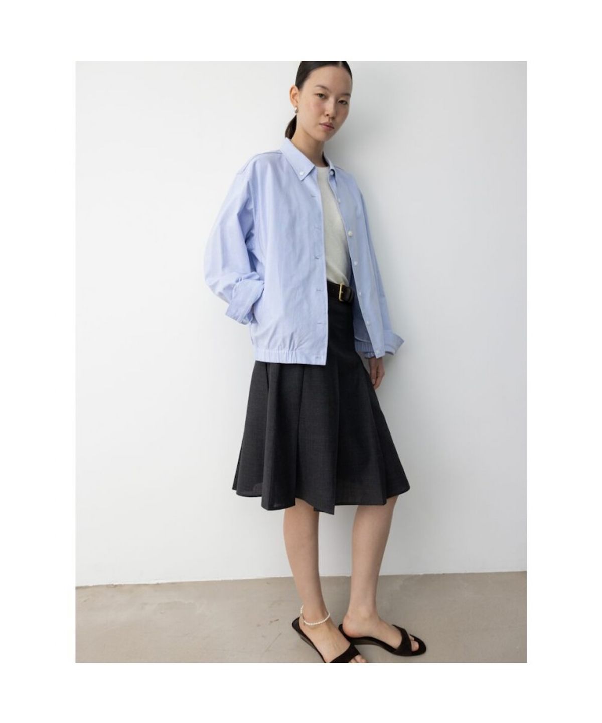 디애퍼처(THE APERTURE) Piola Cotton Jacket  Blue (TA5764A06P)